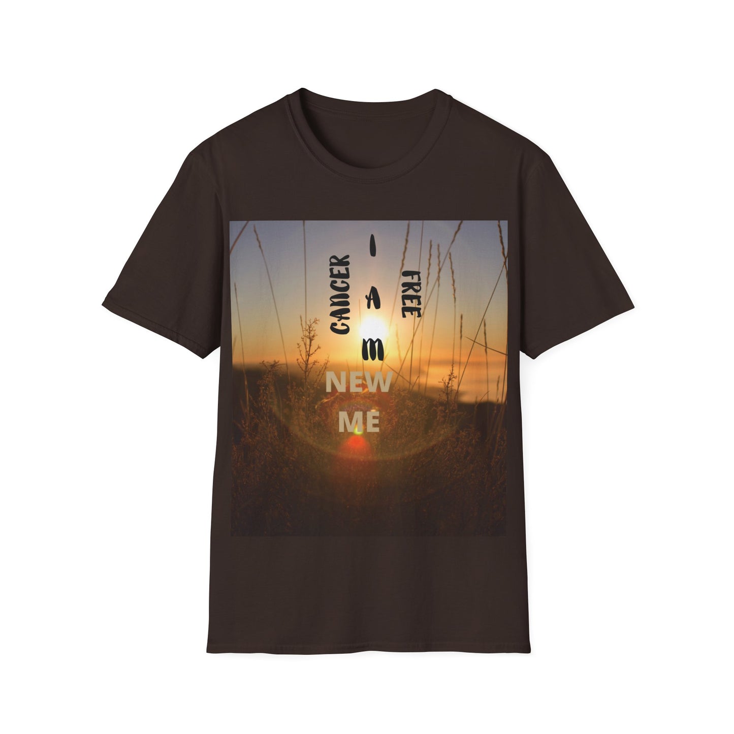 CANCER FREE I AM NEW ME Unisex Softstyle T-Shirt