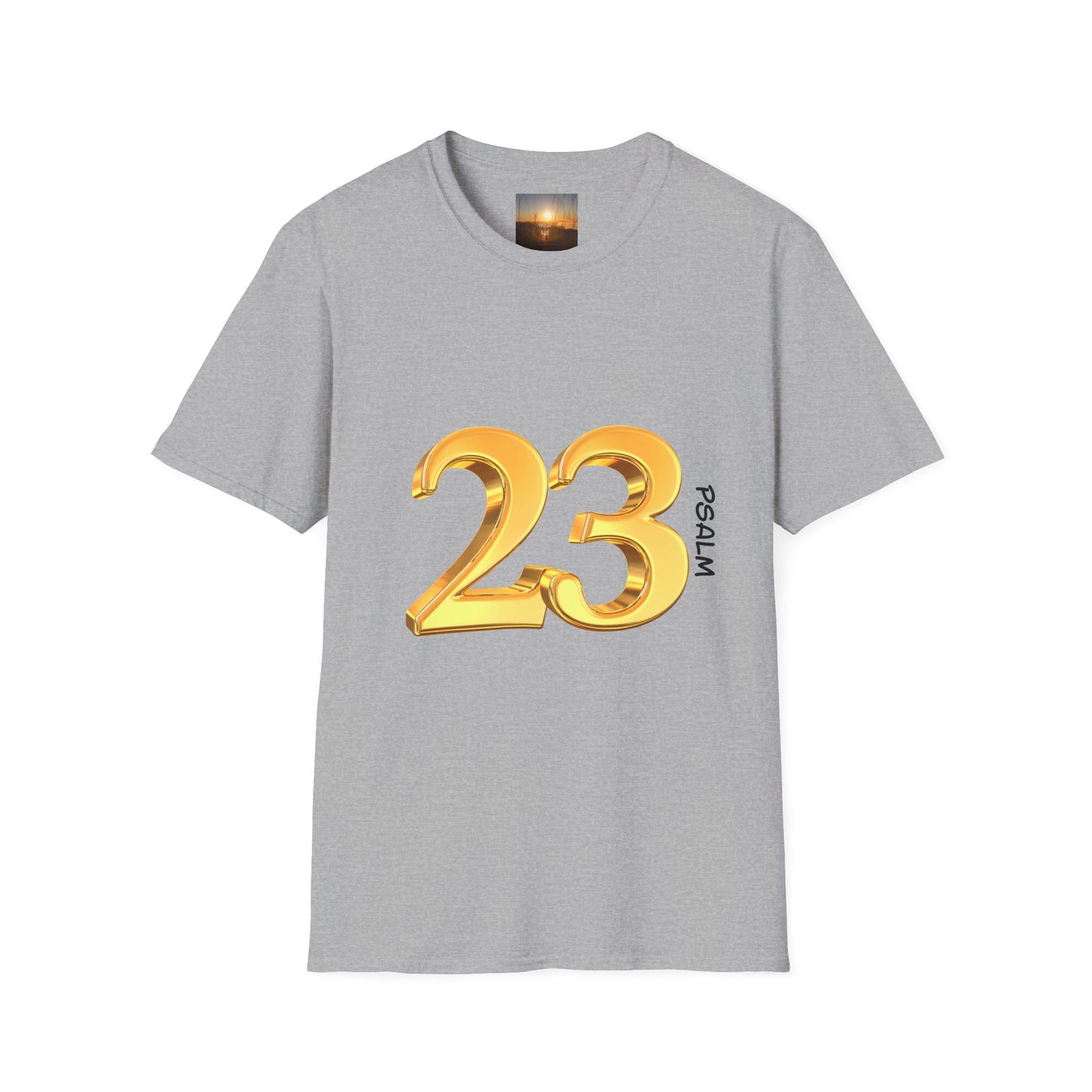 PSALM 23 Comfortable Faith-Inspired T-Shirt with Psalm 23 Design, Spiritual Tee, Christian Apparel, Inspirational Gifts, Everyday Wear