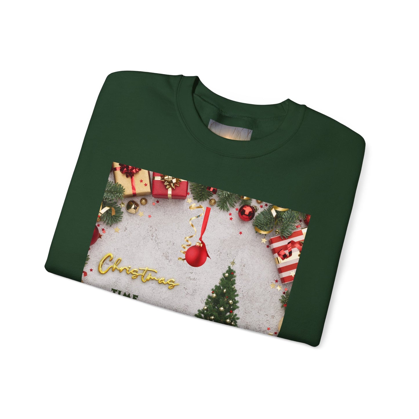 Cozy Christmas Sweatshirt - Reflect Empathy & Be A New You, Holiday Gift, Winter Fashion, Christmas Celebration, Unisex Crewneck