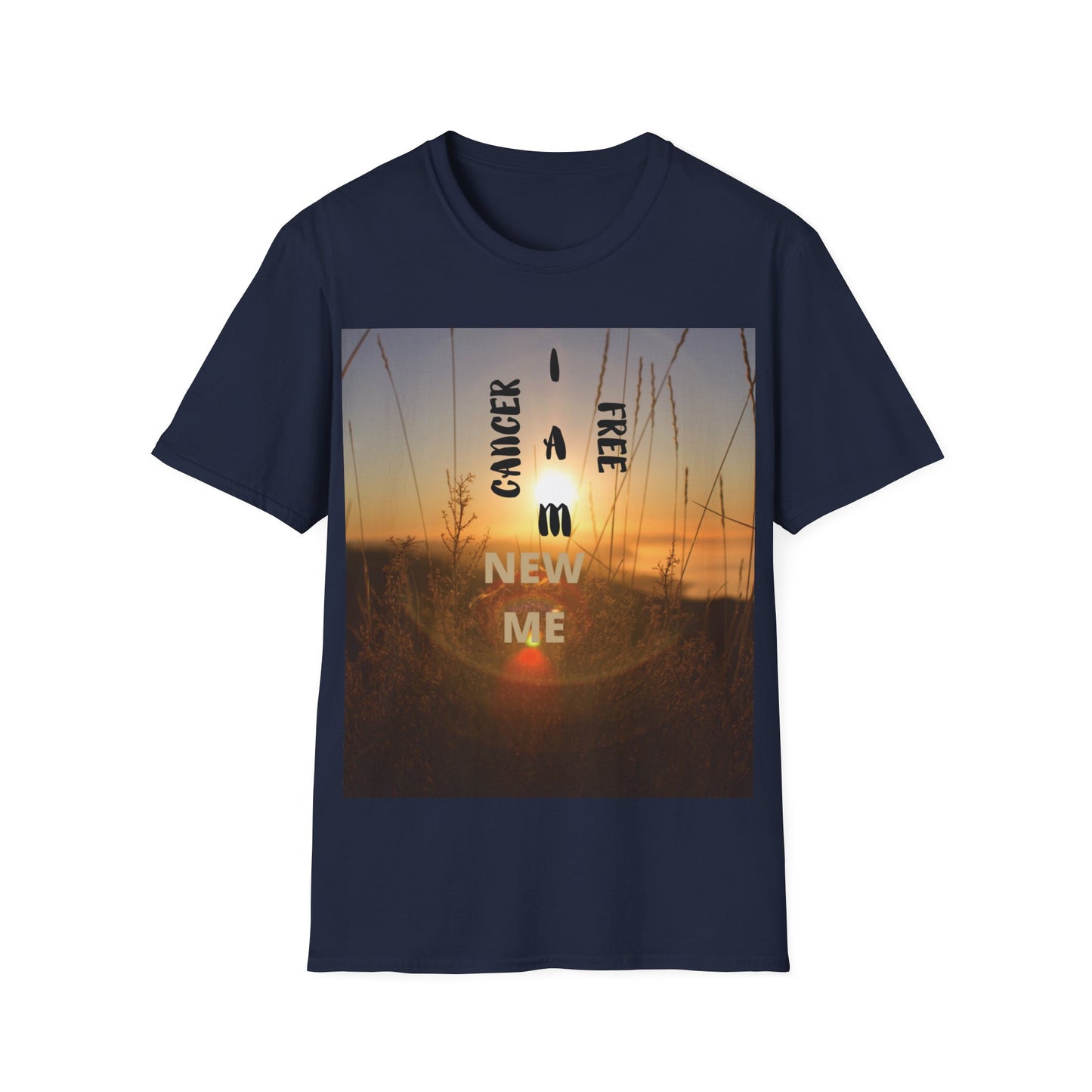 CANCER FREE I AM NEW ME Unisex Softstyle T-Shirt