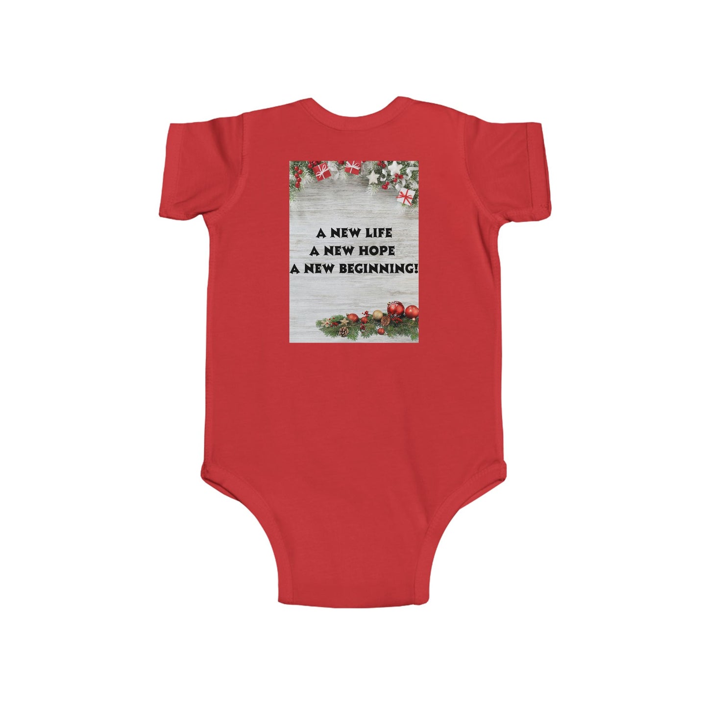 Christmas-Themed Infant Bodysuit, New Baby Gift, Holiday Outfit, New Year, Baby Shower, Cute Baby Clothes