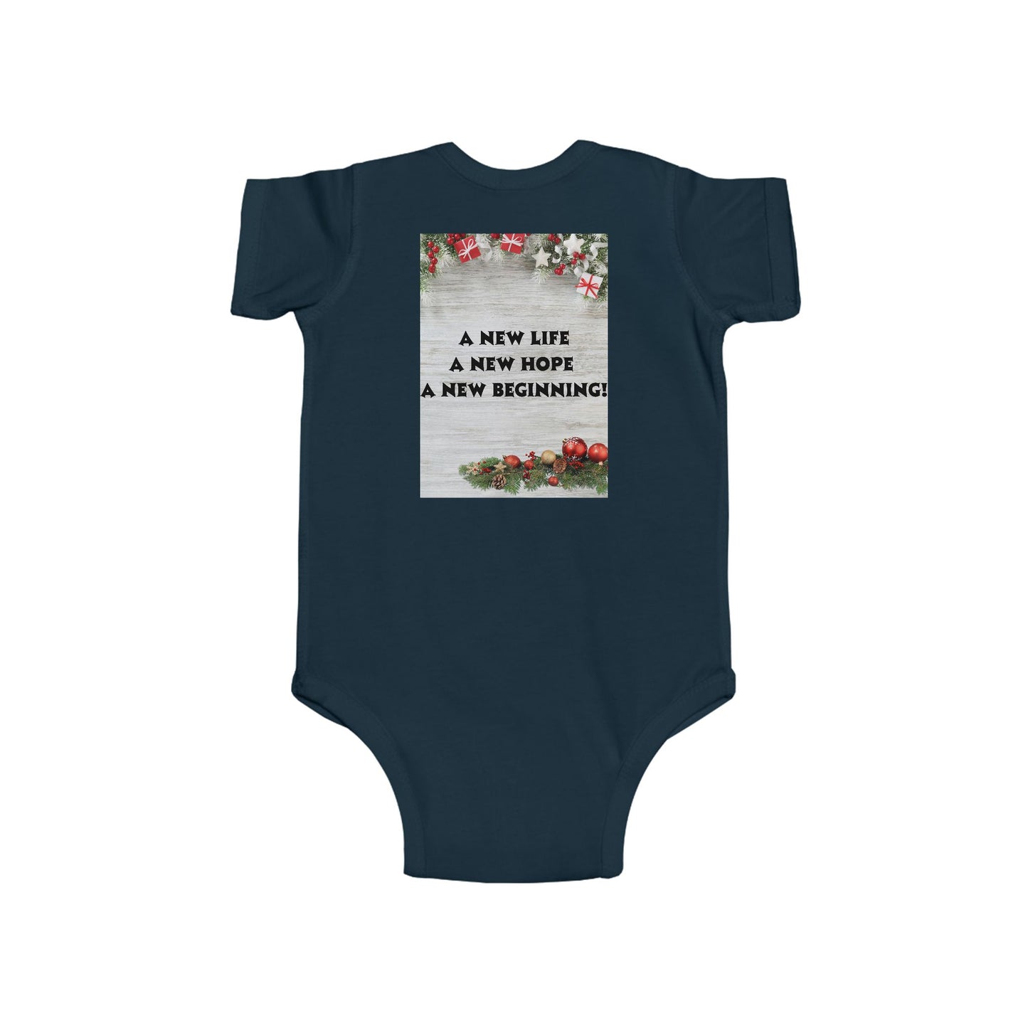 Christmas-Themed Infant Bodysuit, New Baby Gift, Holiday Outfit, New Year, Baby Shower, Cute Baby Clothes
