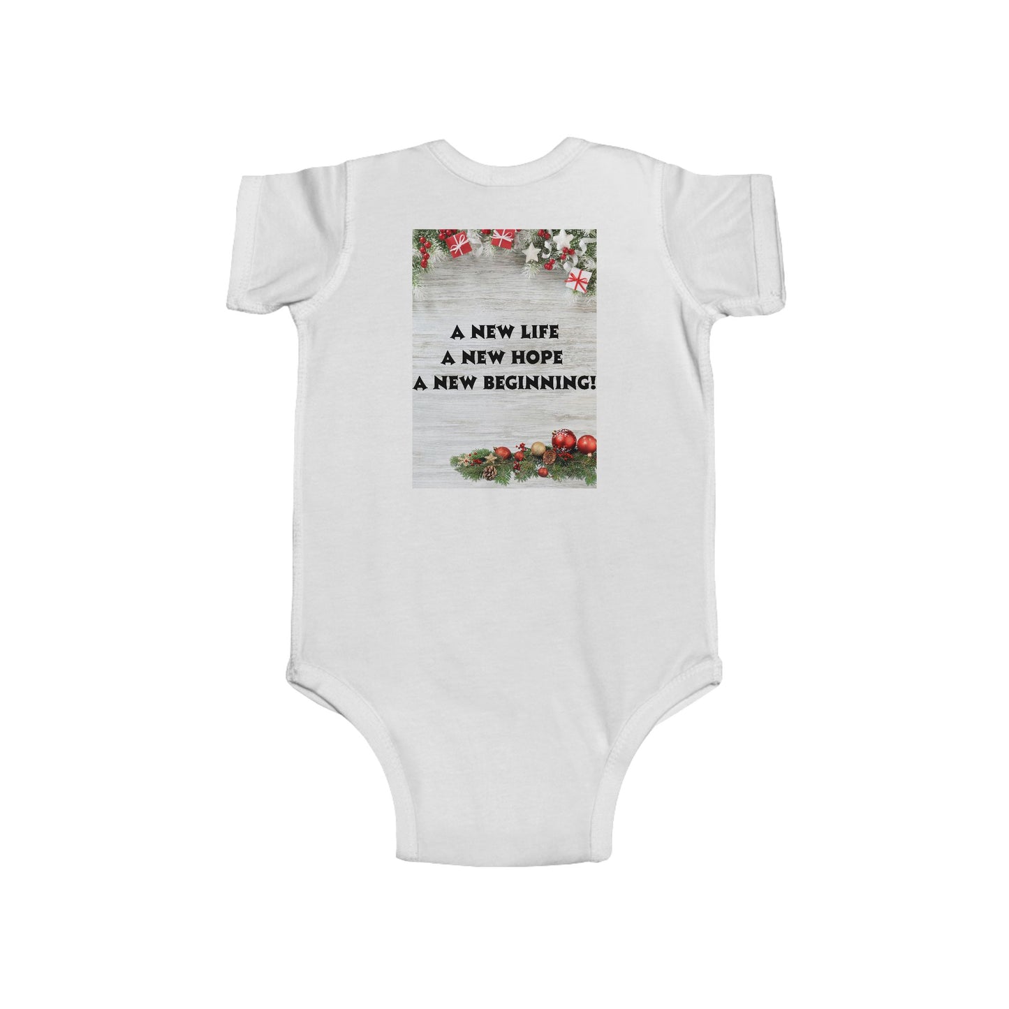 Christmas-Themed Infant Bodysuit, New Baby Gift, Holiday Outfit, New Year, Baby Shower, Cute Baby Clothes