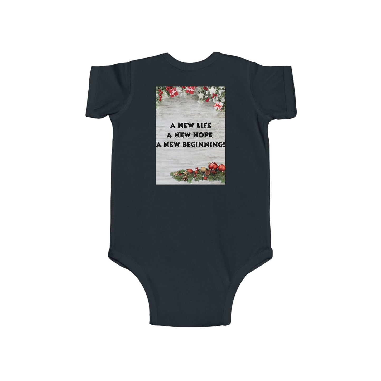 Christmas-Themed Infant Bodysuit, New Baby Gift, Holiday Outfit, New Year, Baby Shower, Cute Baby Clothes