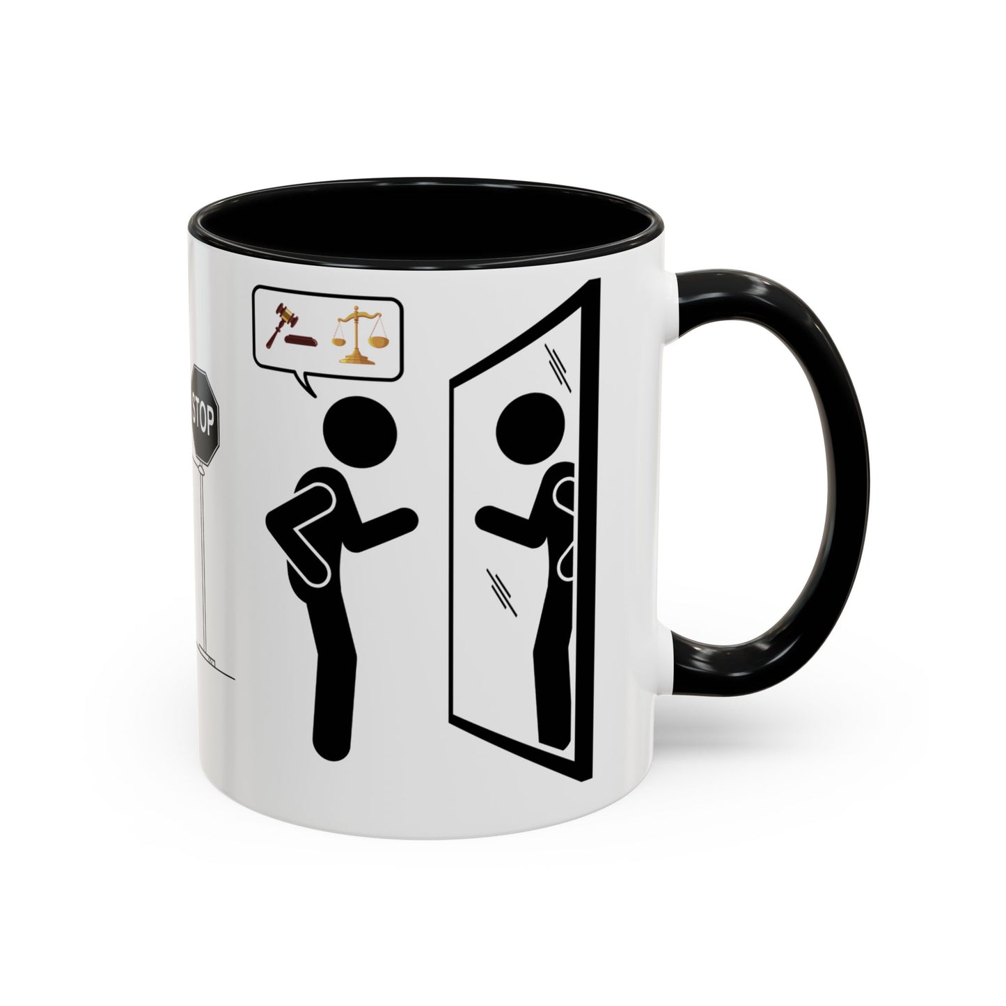 JUZGANDO Coffee Mug for Everyday Laughs, Funny Gift for Coffee Lovers, Quirky Office Mug, Unique Holiday Gift, Playful Drinkware