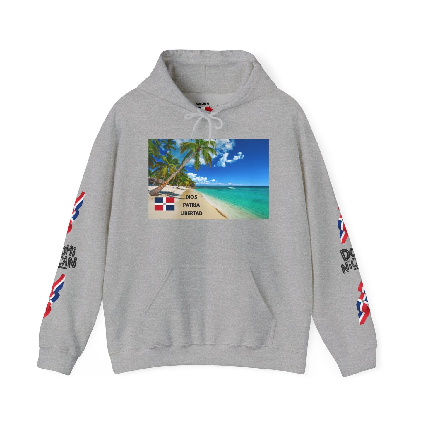 Dominican Republic Hoodie, Tropical Vibe Sweatshirt, Unisex Travel Apparel, Beach Lover Gift, Cultural Heritage Clothing