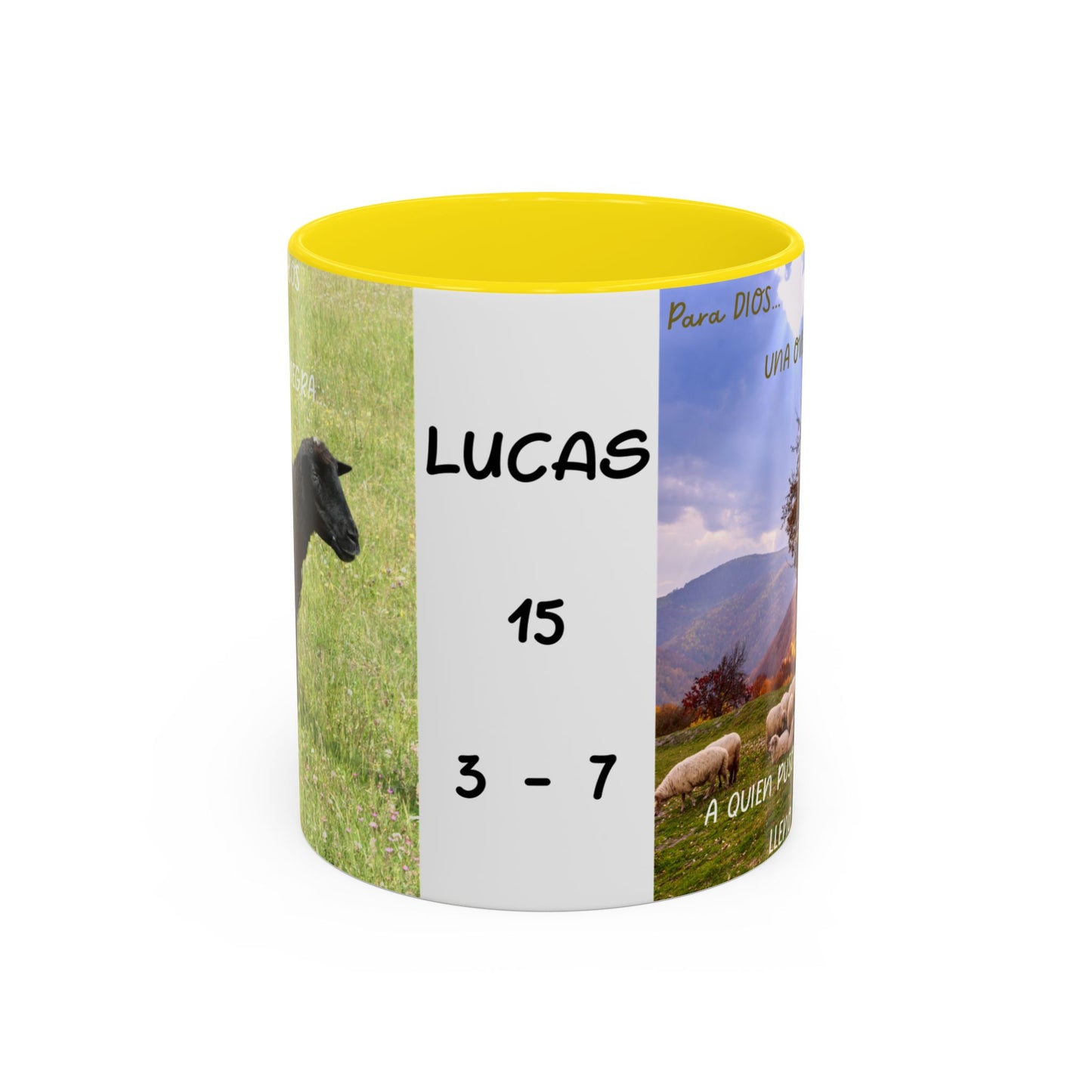 OVEJA NEGRA Personalized Accent Coffee Mug for Sheep Lovers, Custom Birthday Gift, Rustic Farmhouse Decor, Animal Mug, Unique Gift Idea