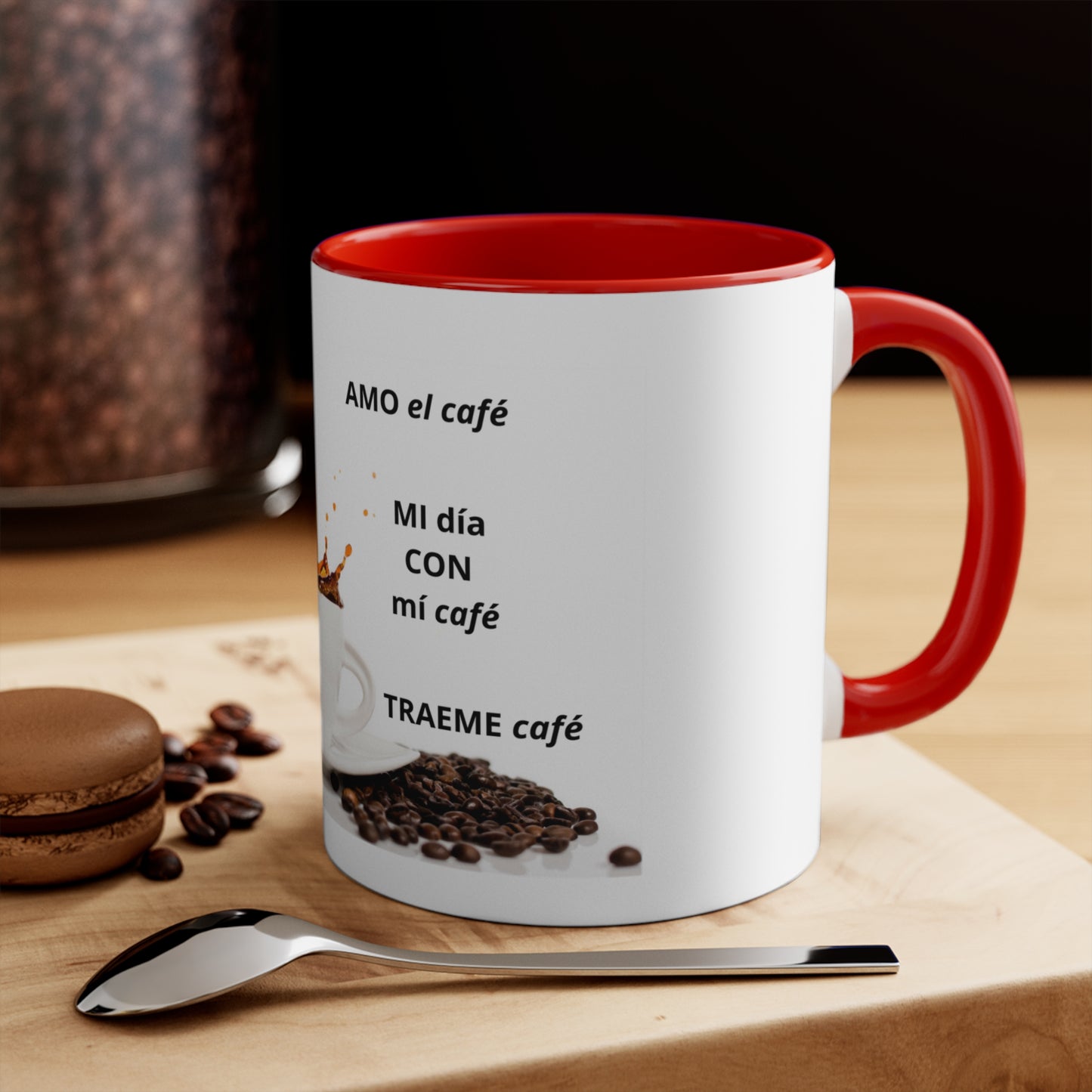 NEW ME IM AMO EL Café Accent Mugs