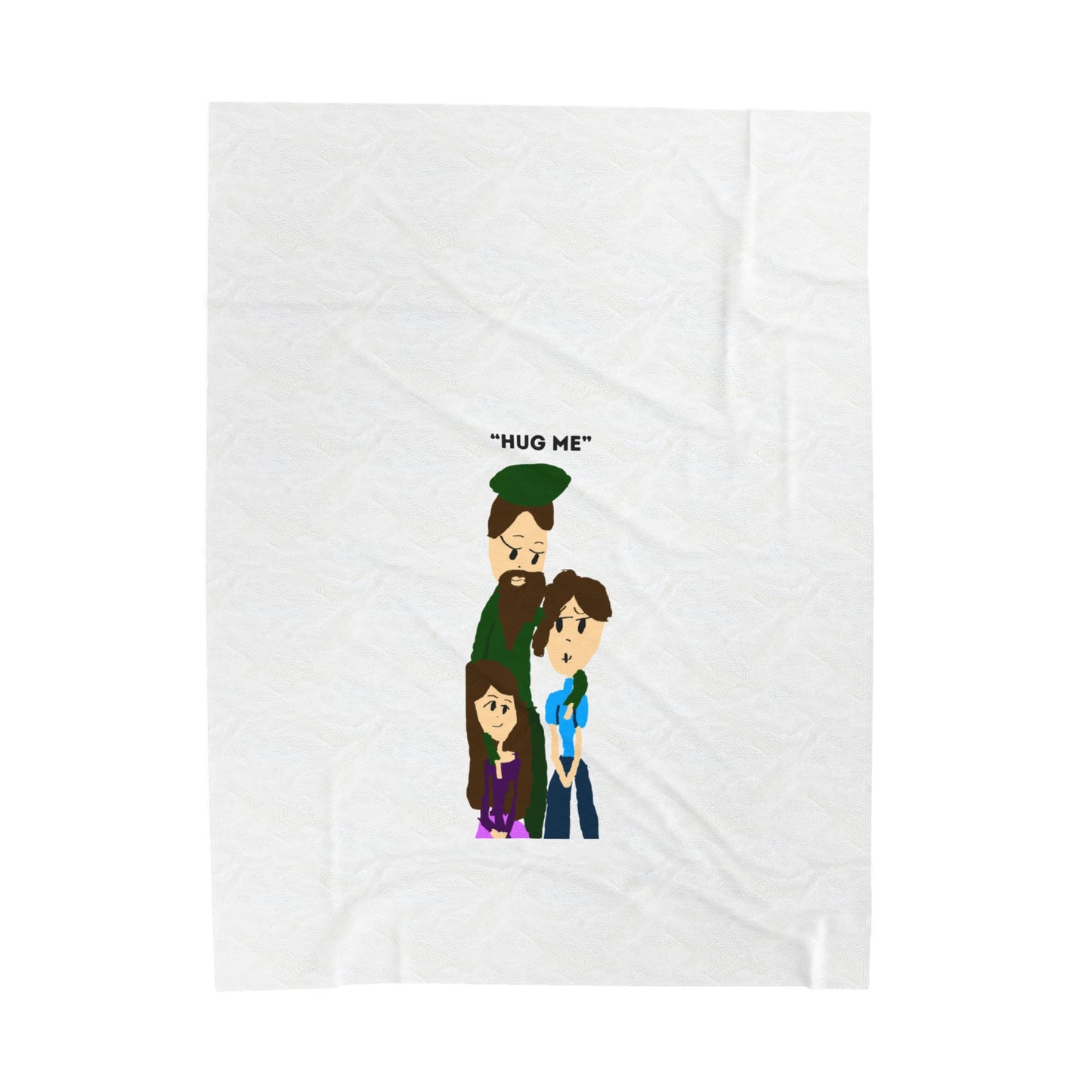 HUG ME Velveteen Plush Blanket