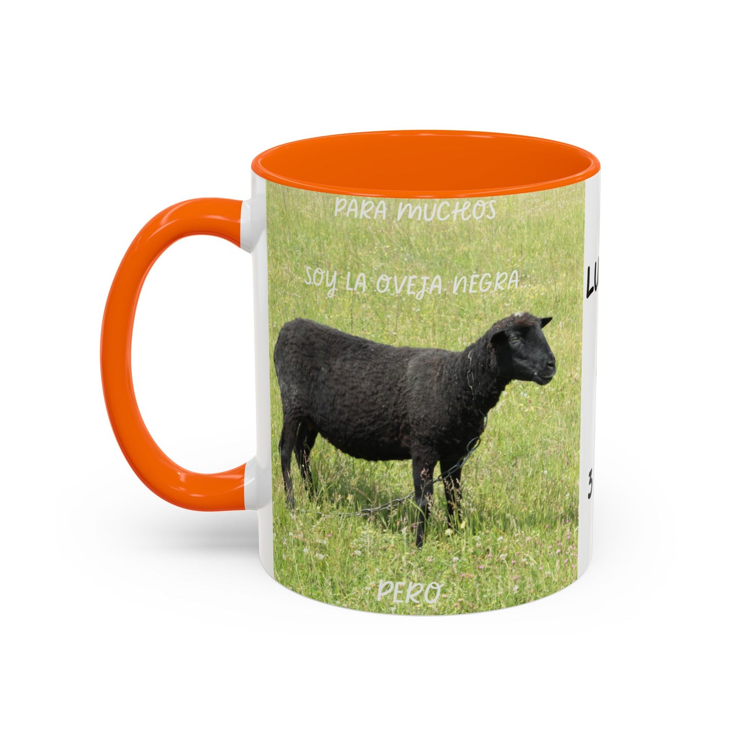 OVEJA NEGRA Personalized Accent Coffee Mug for Sheep Lovers, Custom Birthday Gift, Rustic Farmhouse Decor, Animal Mug, Unique Gift Idea