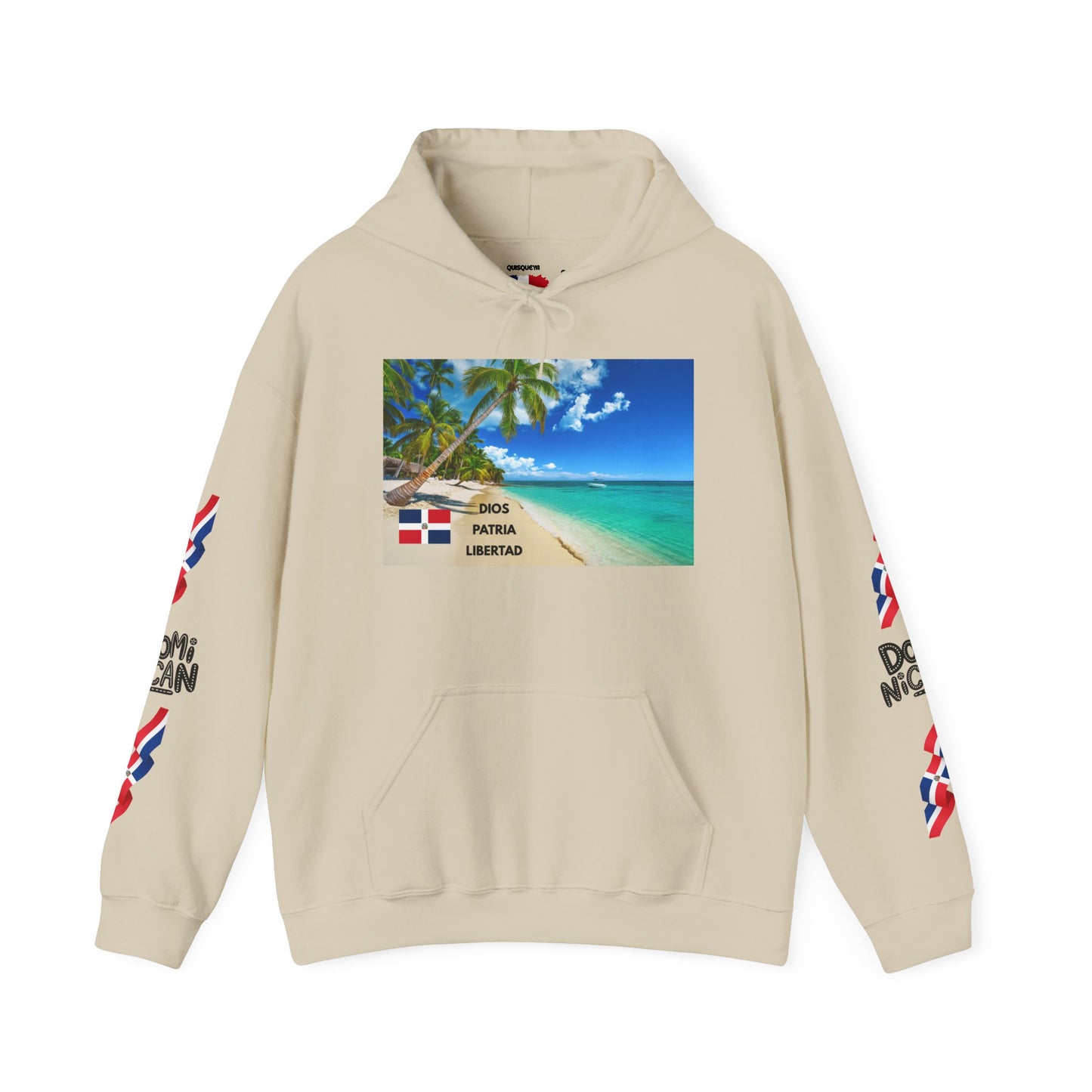 Dominican Republic Hoodie, Tropical Vibe Sweatshirt, Unisex Travel Apparel, Beach Lover Gift, Cultural Heritage Clothing