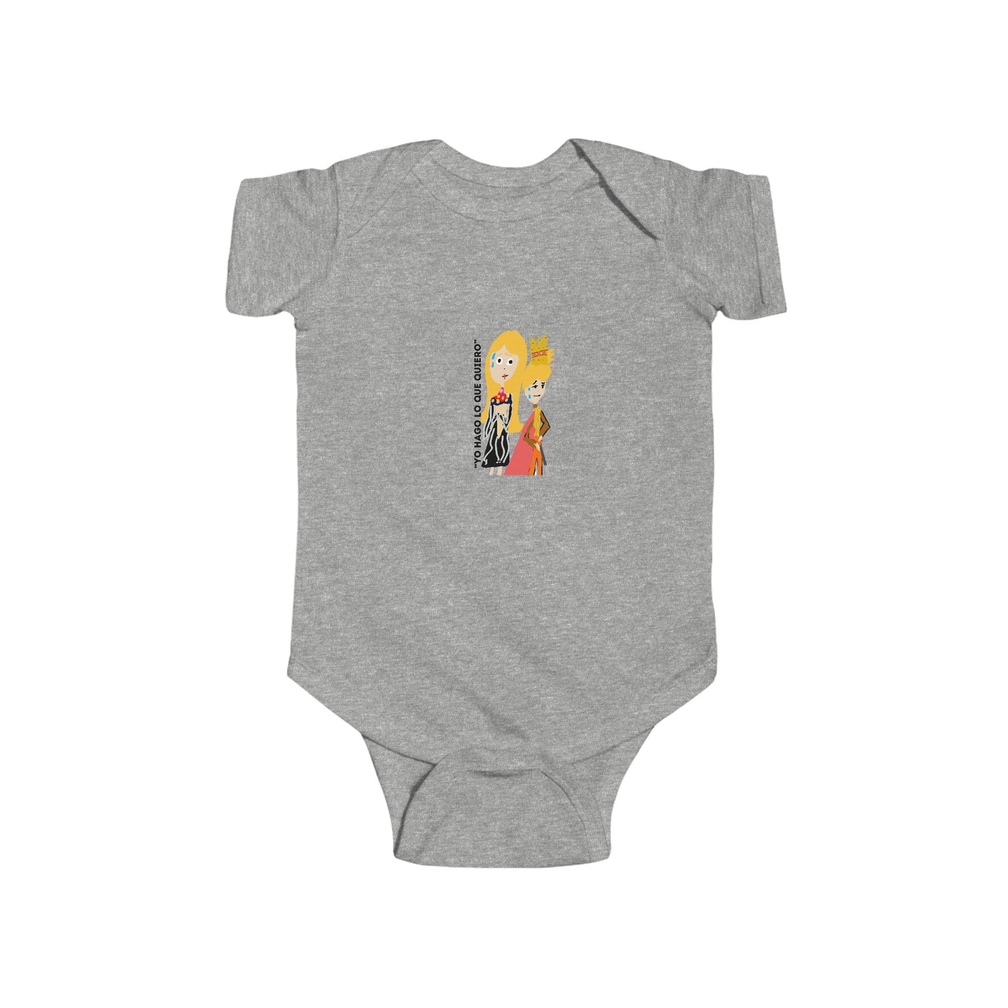 "YO HAGO LO QUE QUIERO" ISAAC IDYER ARTS DESINGS Infant Fine Jersey Bodysuit
