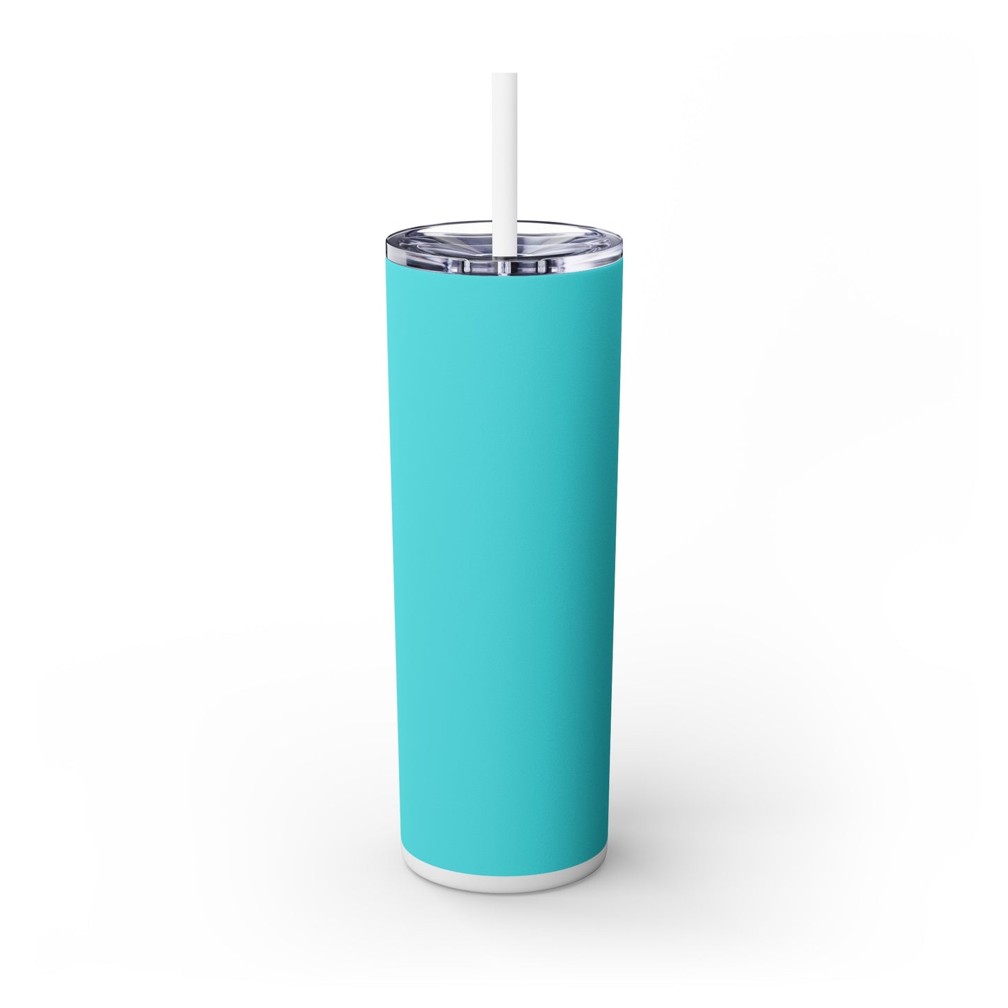 100 % AGREED TEAMWORKS ISAAC IDYER ARTS DESINGS Skinny Tumbler with Straw, 20oz