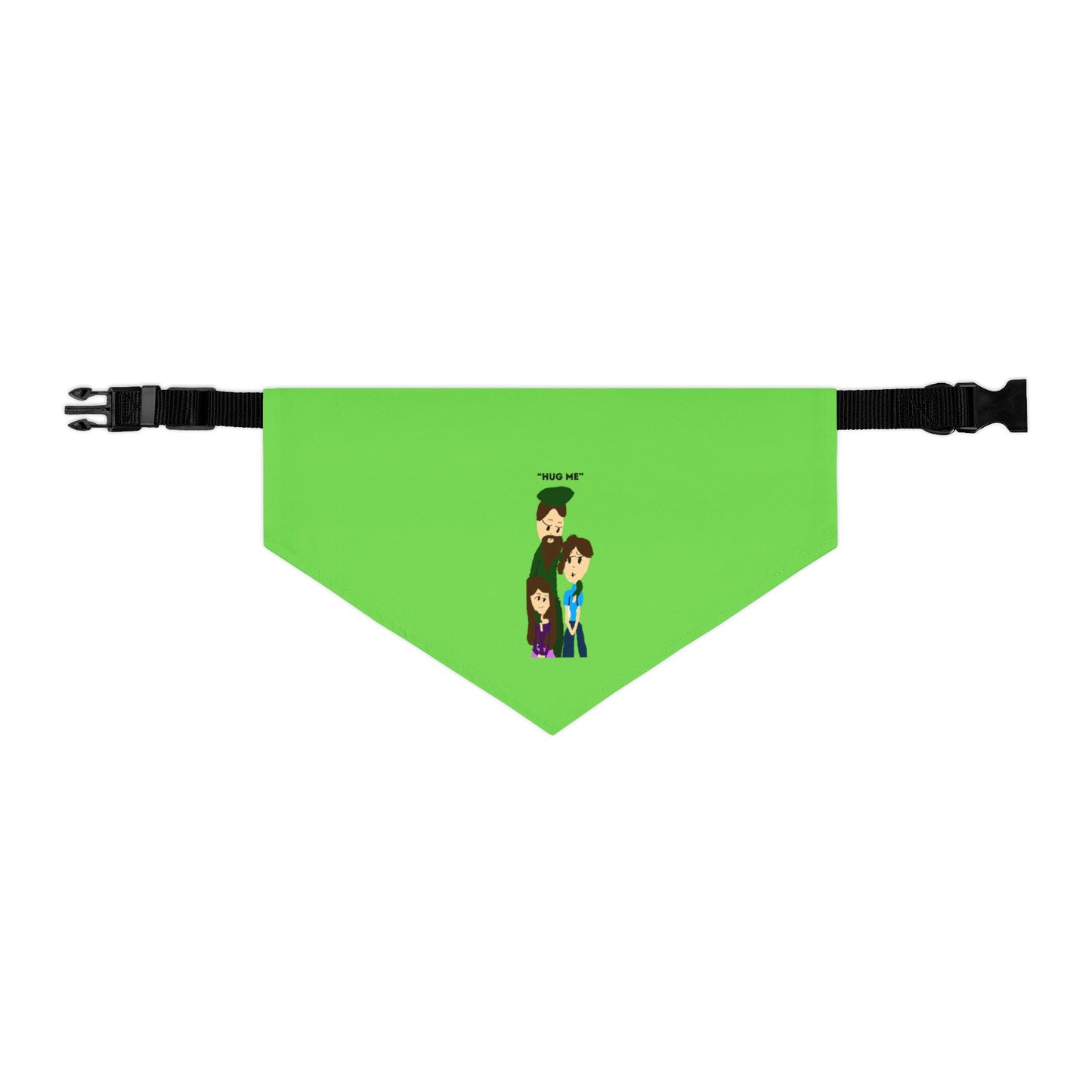 HUG ME ISAAC IDYER ARTS DESINGS Pet Bandana Collar