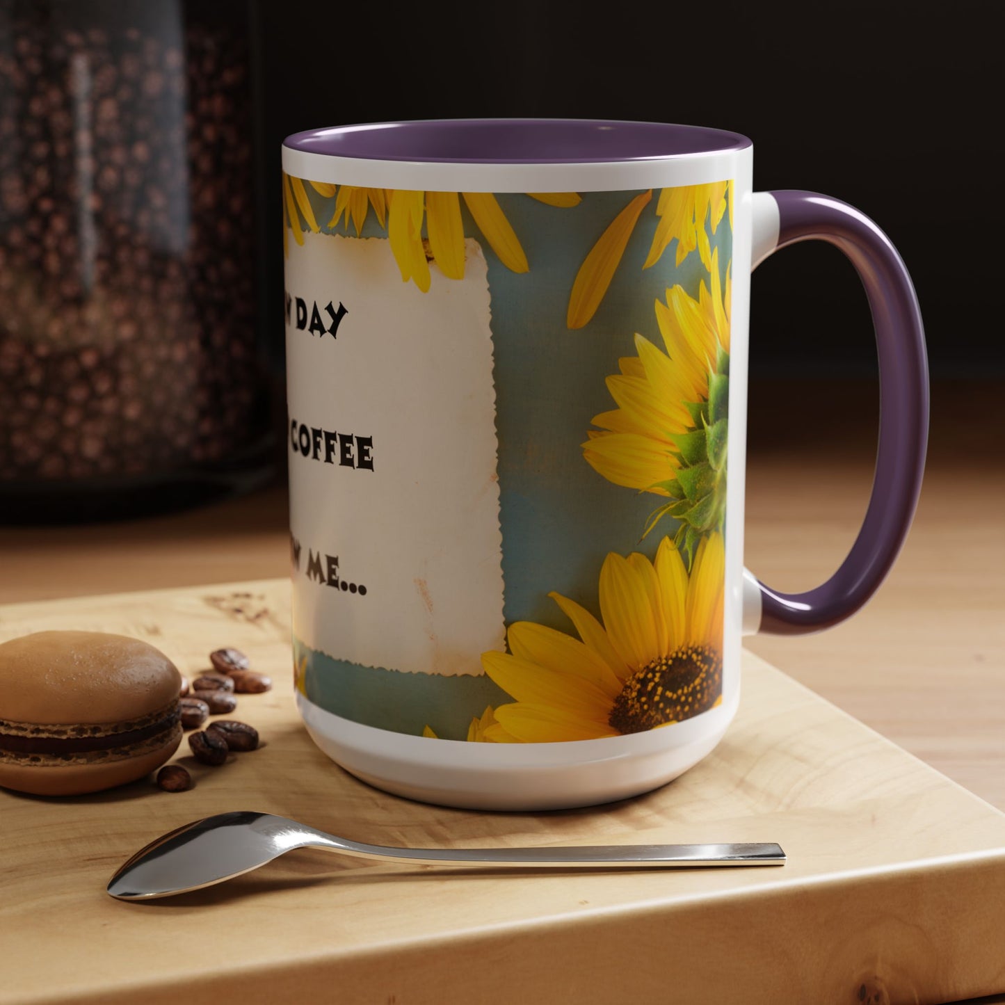 A NEW COFFEE A NEW DAY A NEW ME... Accent Coffee Mug, 11oz