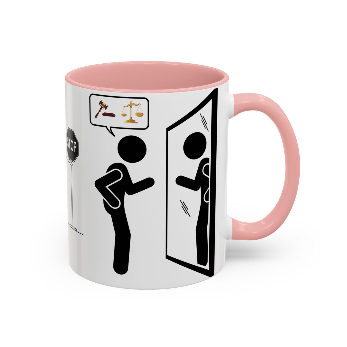 Judging Coffee Mug - 11 & 15oz Ceramic Drinkware for Funny Gift, Home Decor, Office Use, Tea Lovers, Unique Present