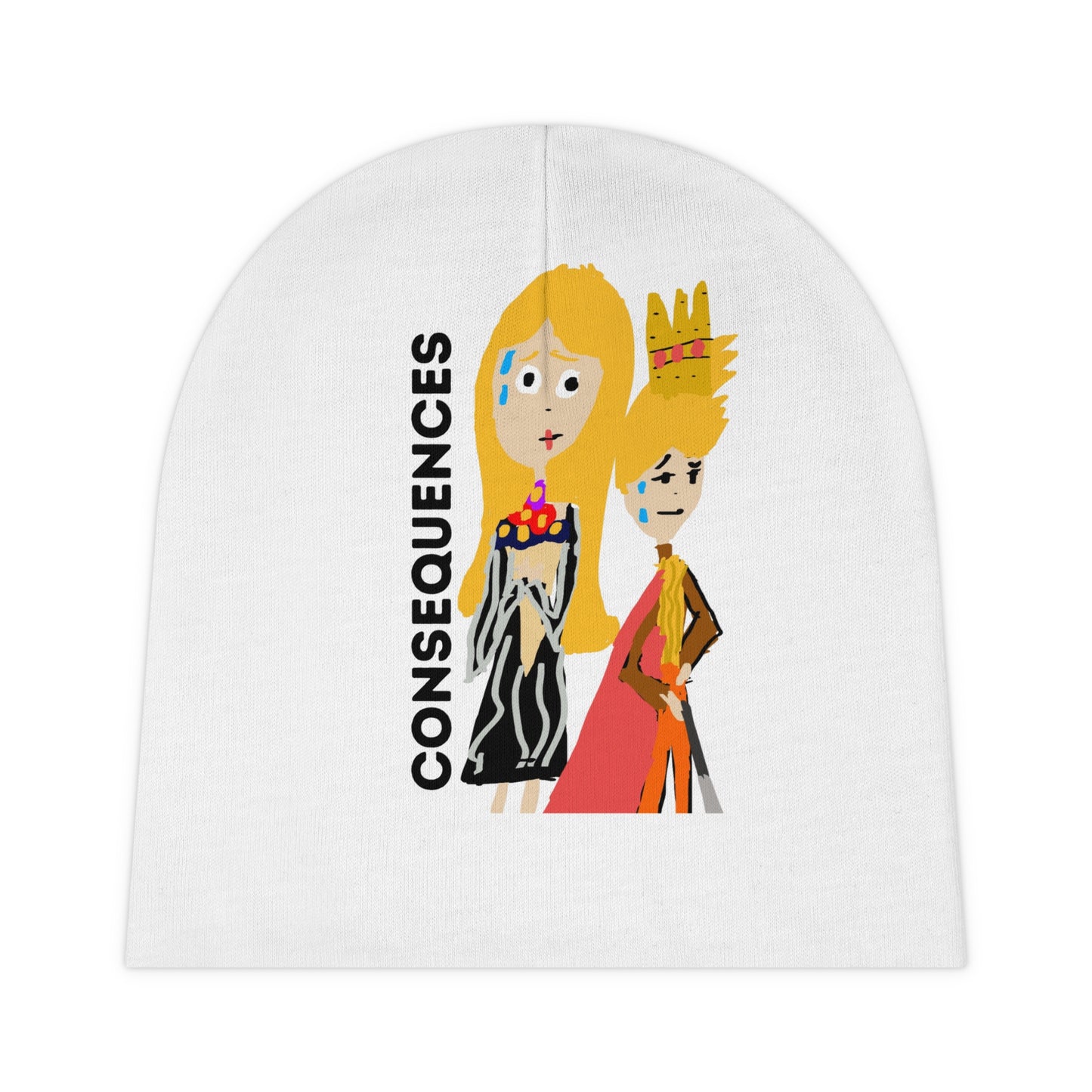 CONSEQUENCES ISAAC IDYER ARTS DESINGS Baby Beanie (AOP)