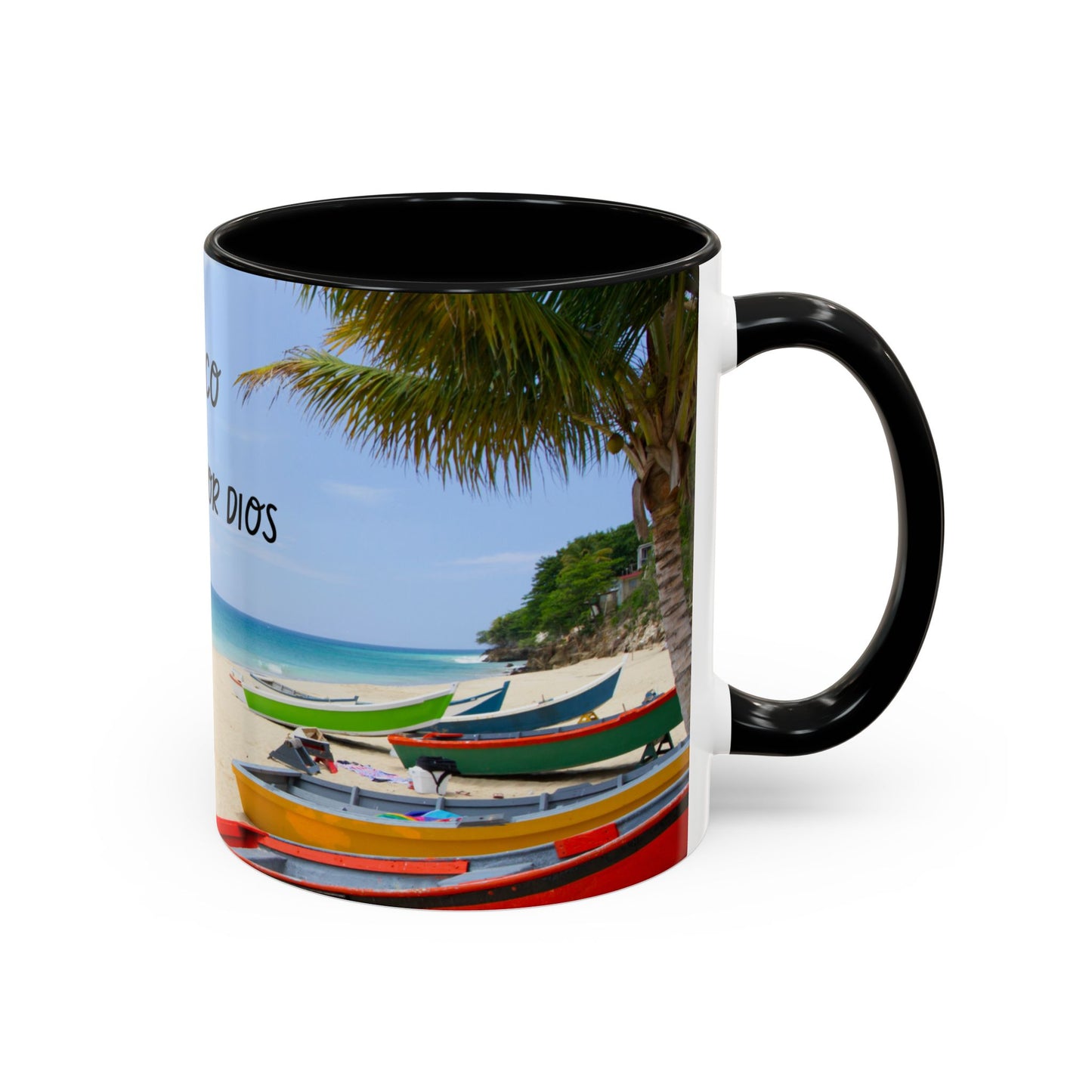 Puerto Rico Accent Coffee Mug - Tropical Beach Vibes, Travel Gift, Summer Decor, Coffee Lover's Cup, Unique Mug for Her