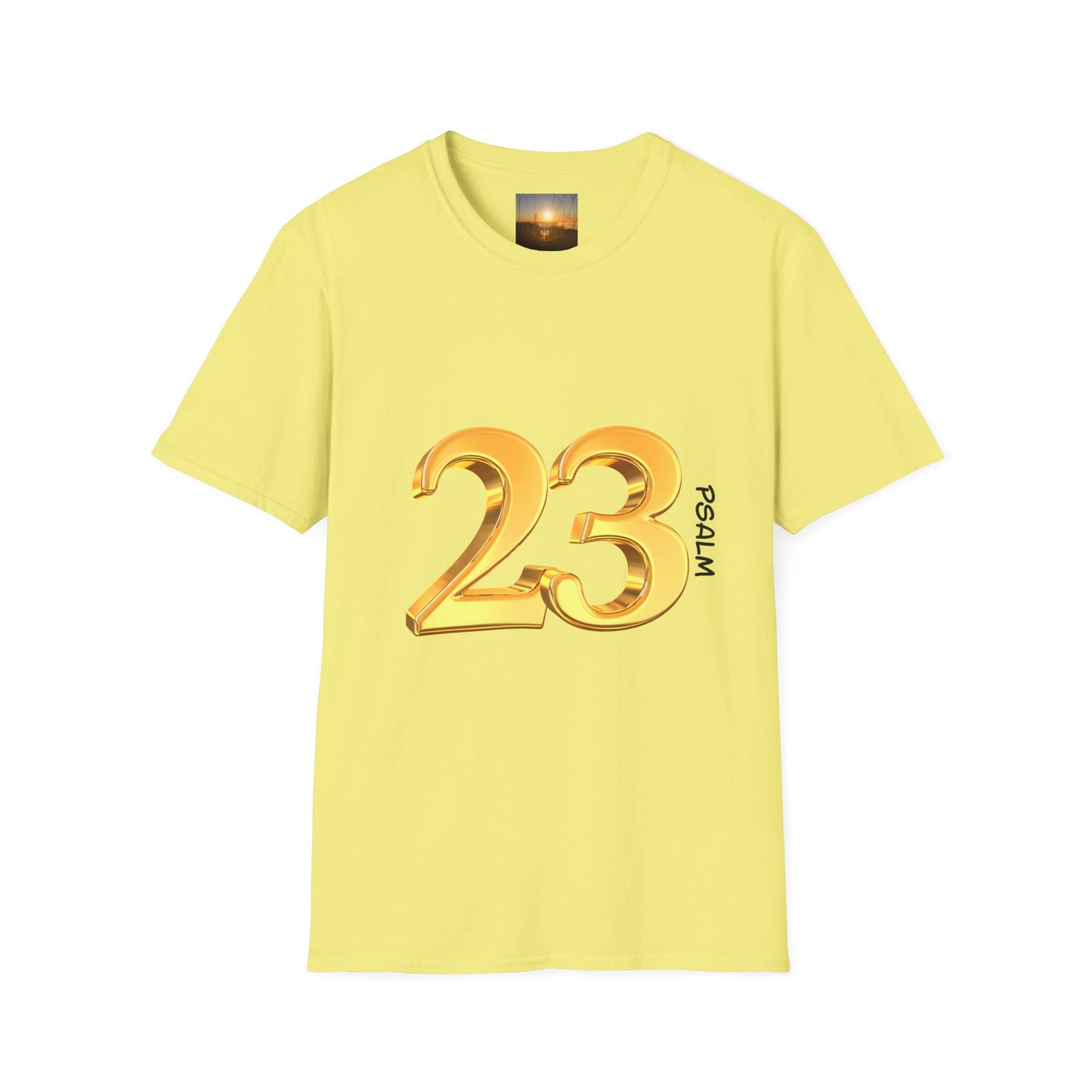 PSALM 23 Comfortable Faith-Inspired T-Shirt with Psalm 23 Design, Spiritual Tee, Christian Apparel, Inspirational Gifts, Everyday Wear