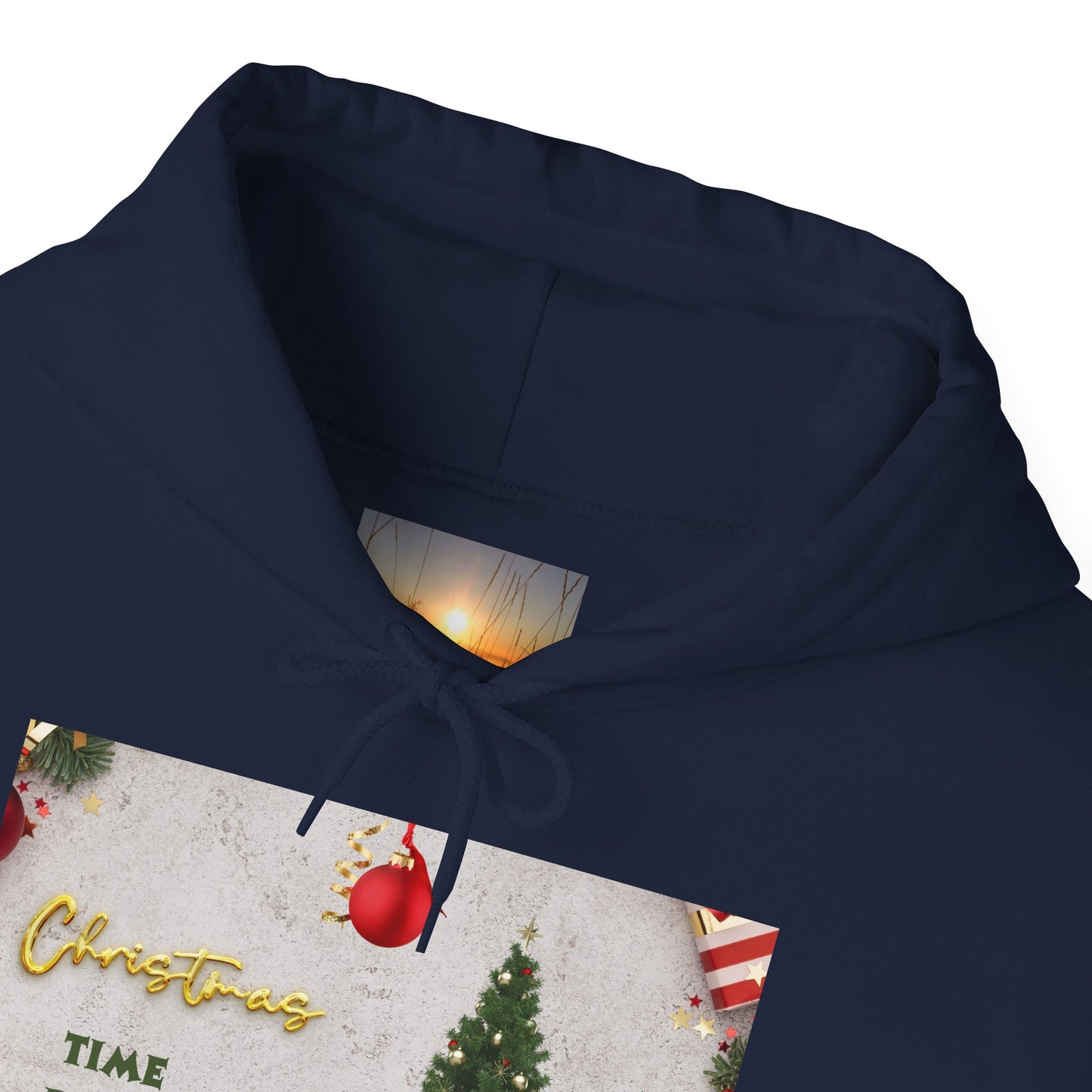 Christmas Vibe Hoodie, Festive Sweatshirt for Holiday Celebrations, Cozy Gift for Friends and Family, Unisex Winter Wear, Reflect Empathy