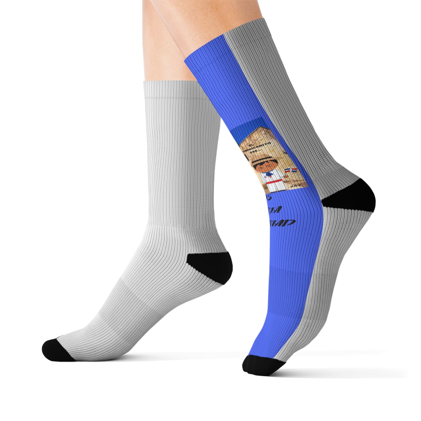 DIOS PATRIA LIBERTAD EL DOMINICANITO ESE Sublimation Socks