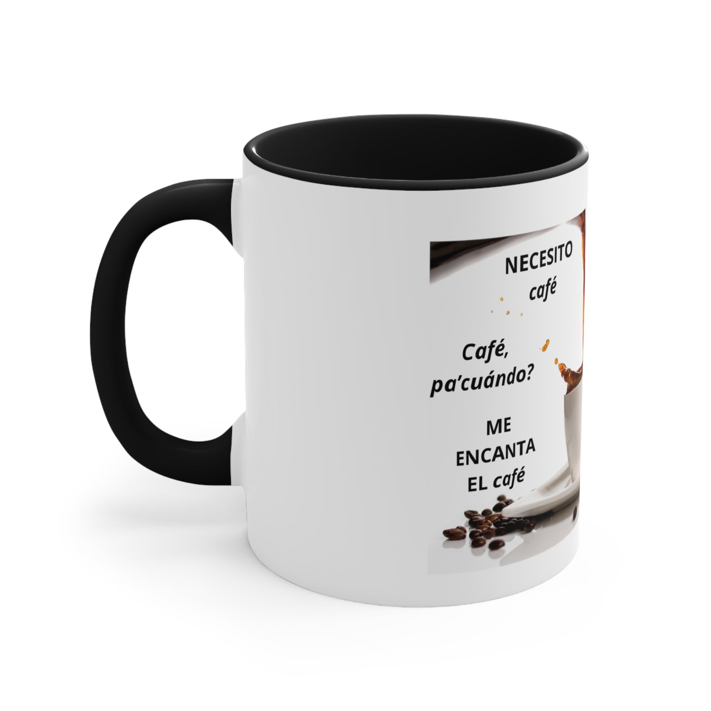 NEW ME IM AMO EL Café Accent Mugs