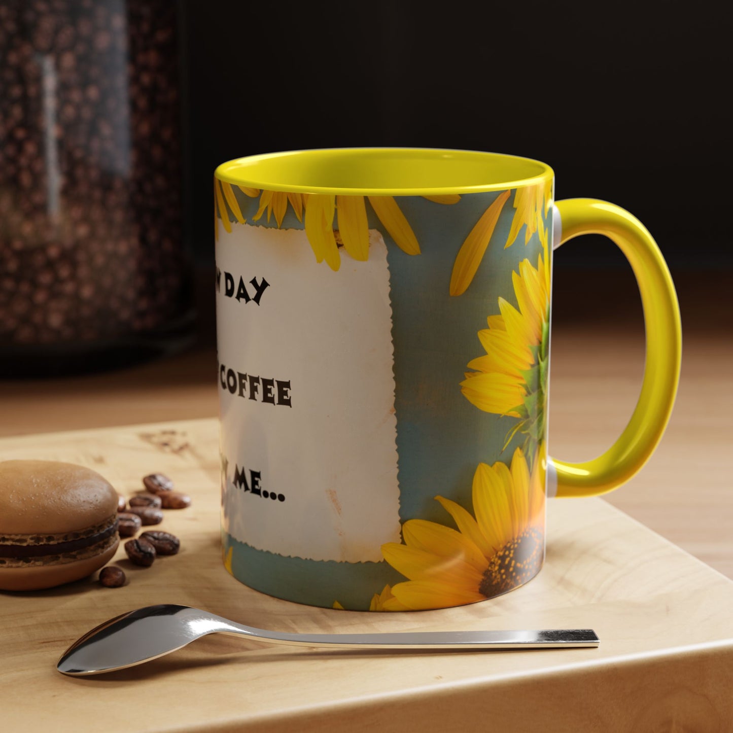 A NEW COFFEE A NEW DAY A NEW ME... Accent Coffee Mug, 11oz