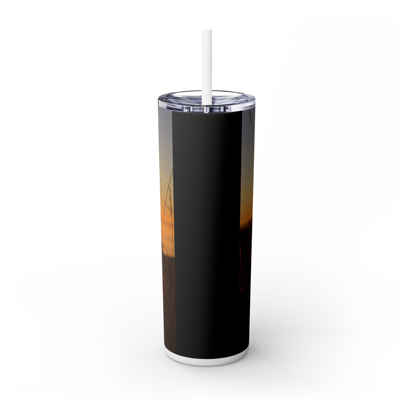 I MADE IT I'M A NEW ME Skinny Tumbler with Straw, 20oz