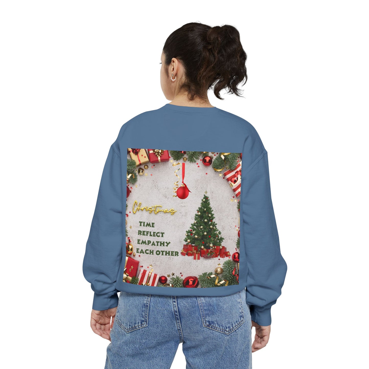 Cozy Holiday Sweatshirt - A New Life, New Hope, New Beginning, Christmas Gift, Unisex Apparel, Festive Wear, Winter Fashion