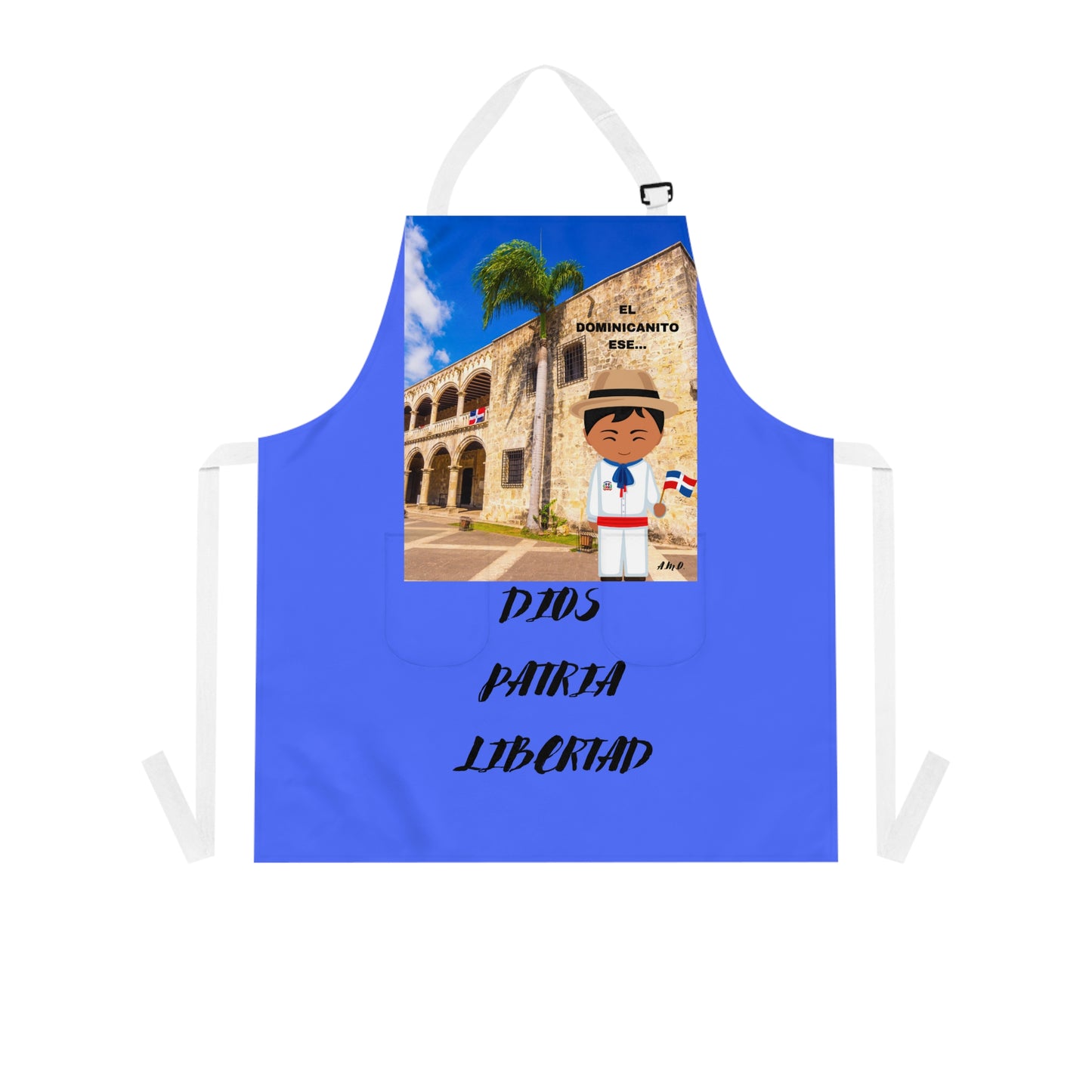 DIOS PATRIA LIBERTAD EL DOMINICANITO ESE Apron (AOP)