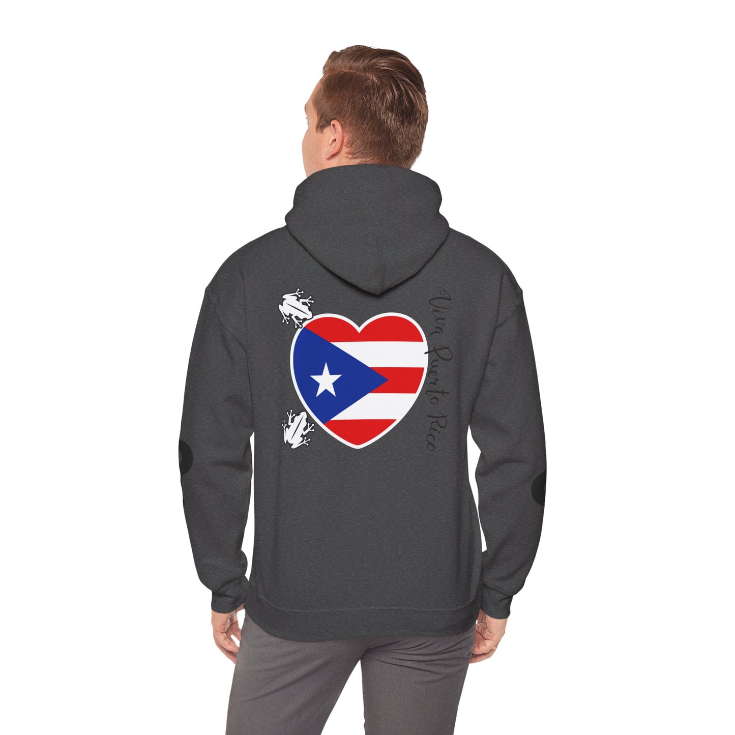 Puerto Rico Love Hooded Sweatshirt, Beach Vibes Sweatshirt, Unisex Vacation Hoodie, Island Life Apparel, Tropical Gift for Travelers