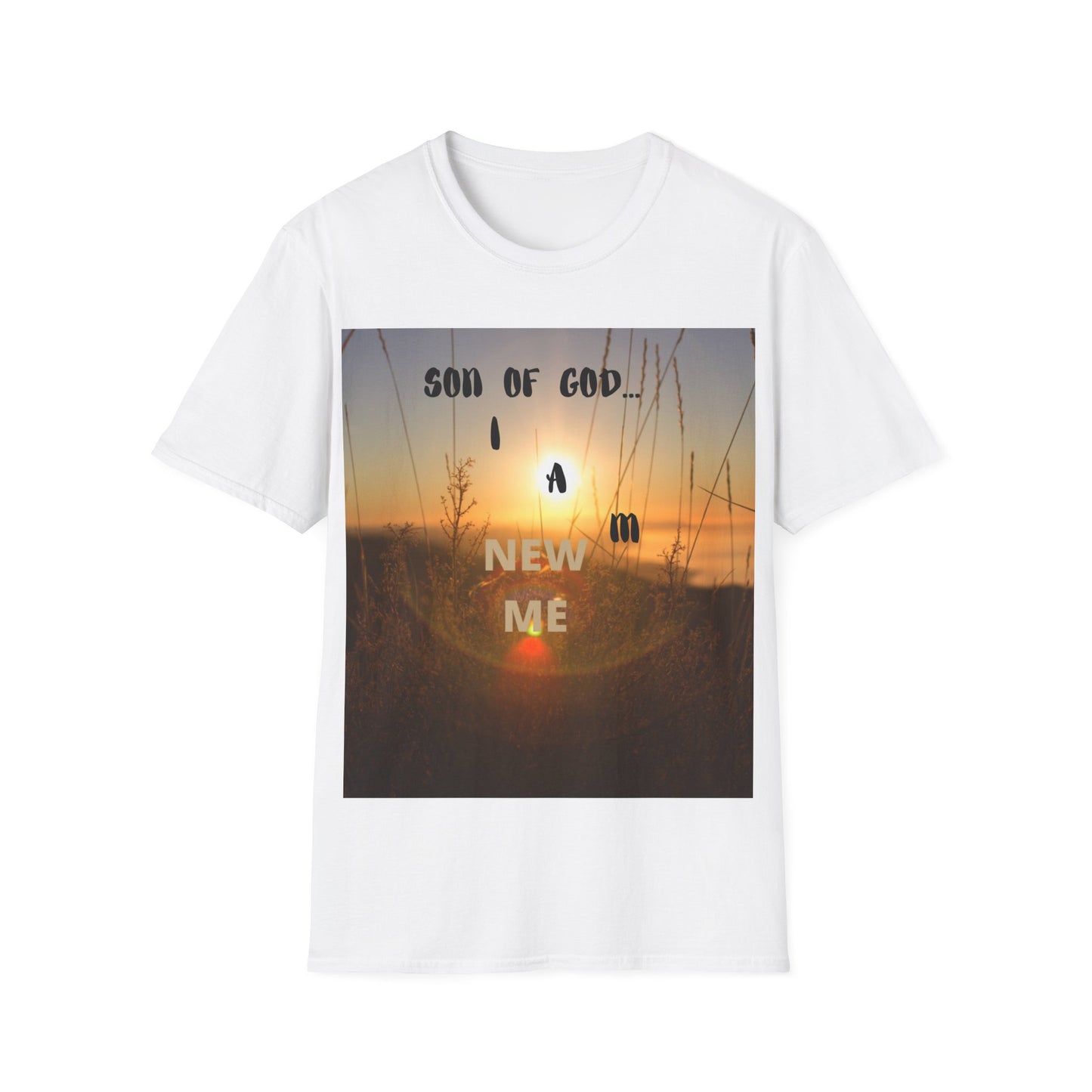 SON OF GOD I AM NEW ME Unisex Softstyle T-Shirt