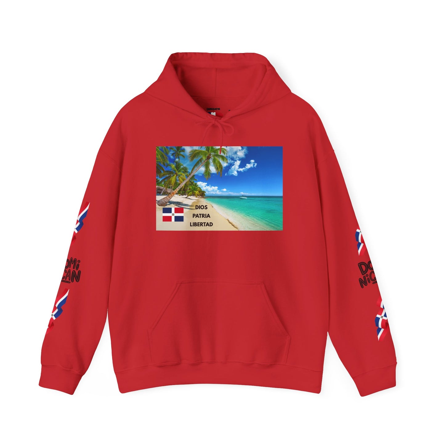 Dominican Republic Hoodie, Tropical Vibe Sweatshirt, Unisex Travel Apparel, Beach Lover Gift, Cultural Heritage Clothing