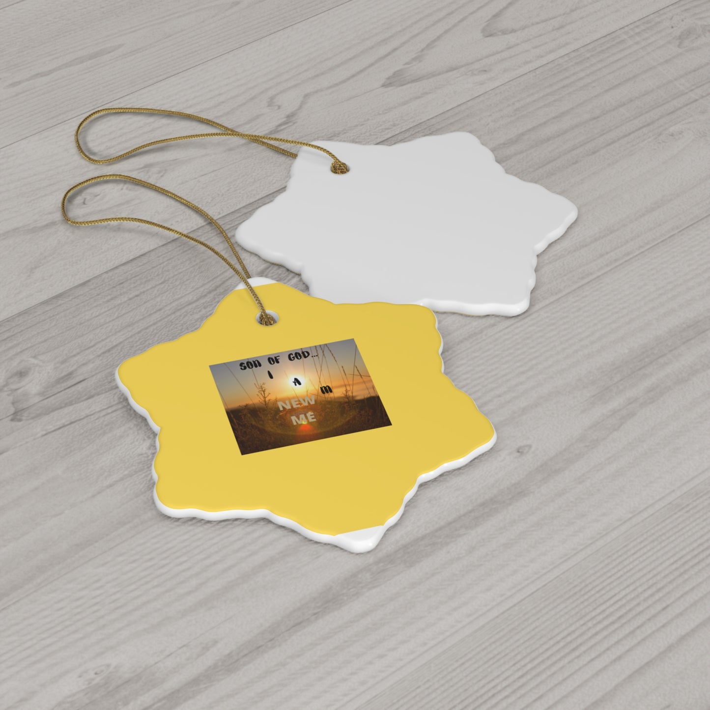 SON OF GOD Ceramic Ornament, 4 Shapes