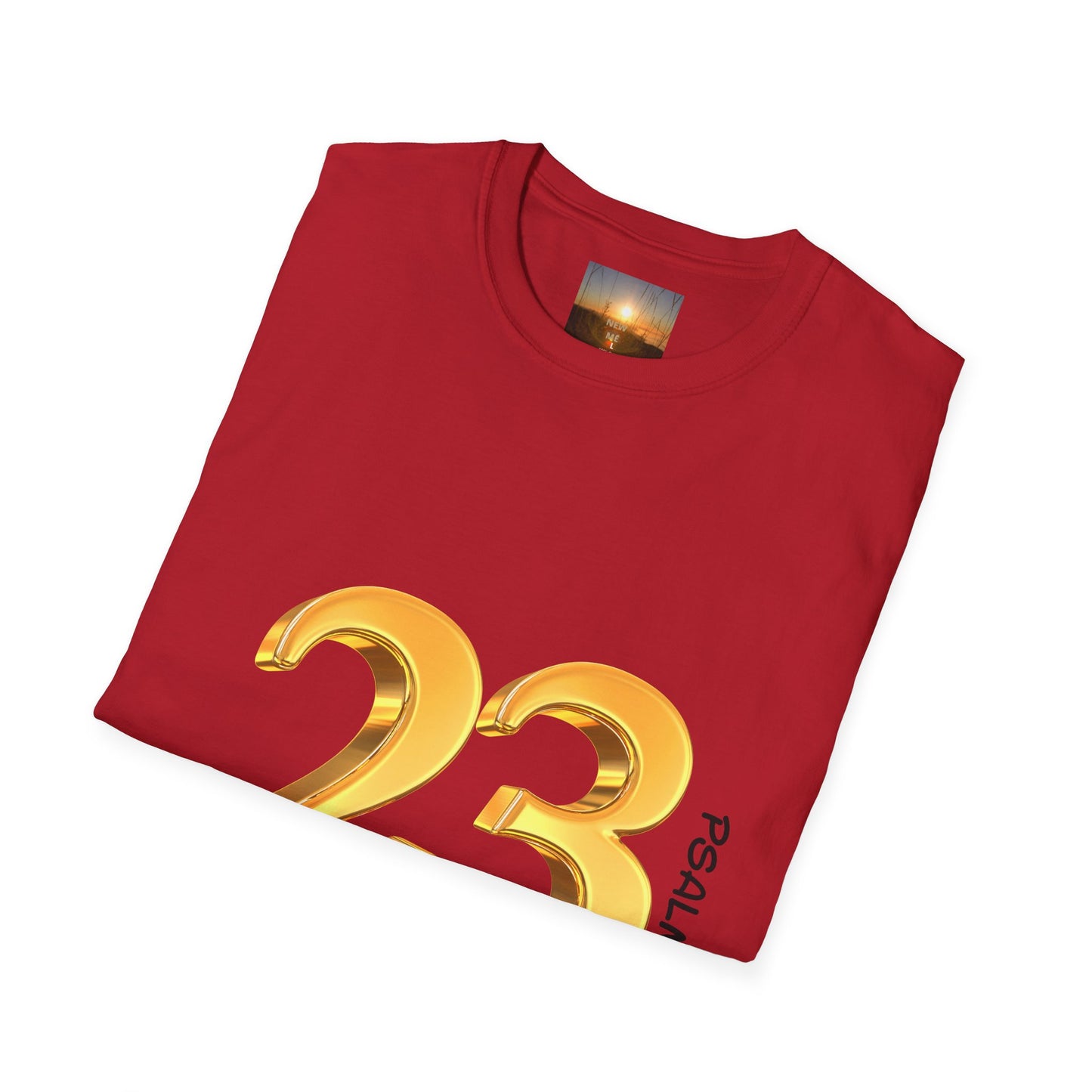 PSALM 23 Comfortable Faith-Inspired T-Shirt with Psalm 23 Design, Spiritual Tee, Christian Apparel, Inspirational Gifts, Everyday Wear