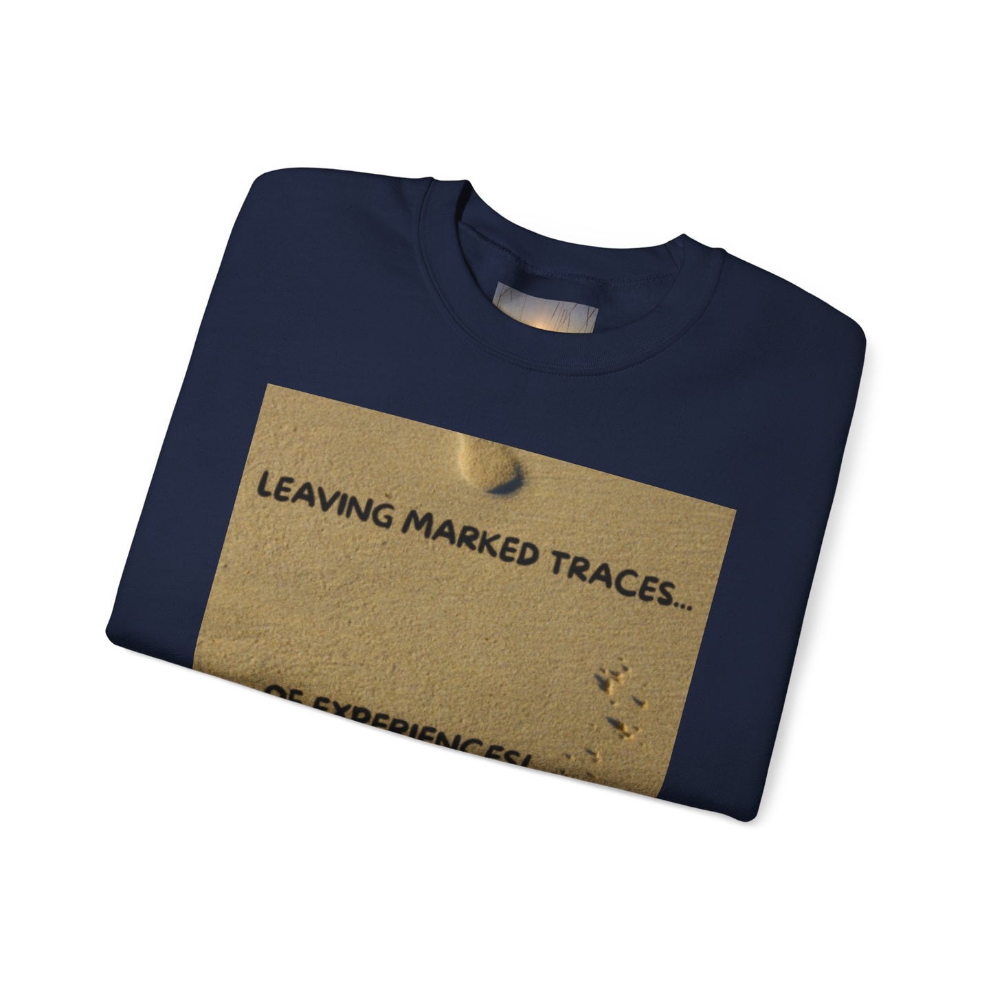 LEAVING MARKED TRACES New Beginnings Crewneck Sweatshirt | Inspirational Gift, Motivational Apparel, Unisex Fashion, Casual Wear, Self-Improvement