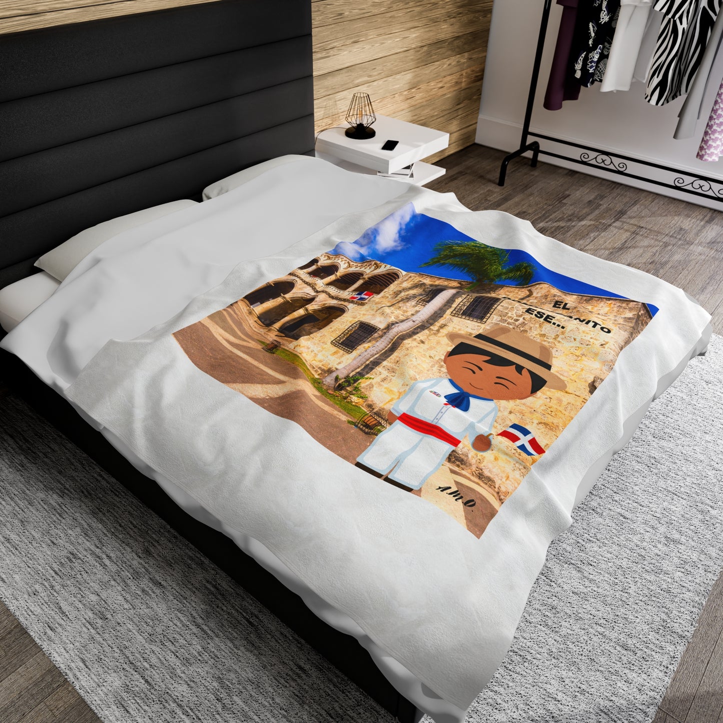 EL DOMINICANITO ESE Velveteen Plush Blanket