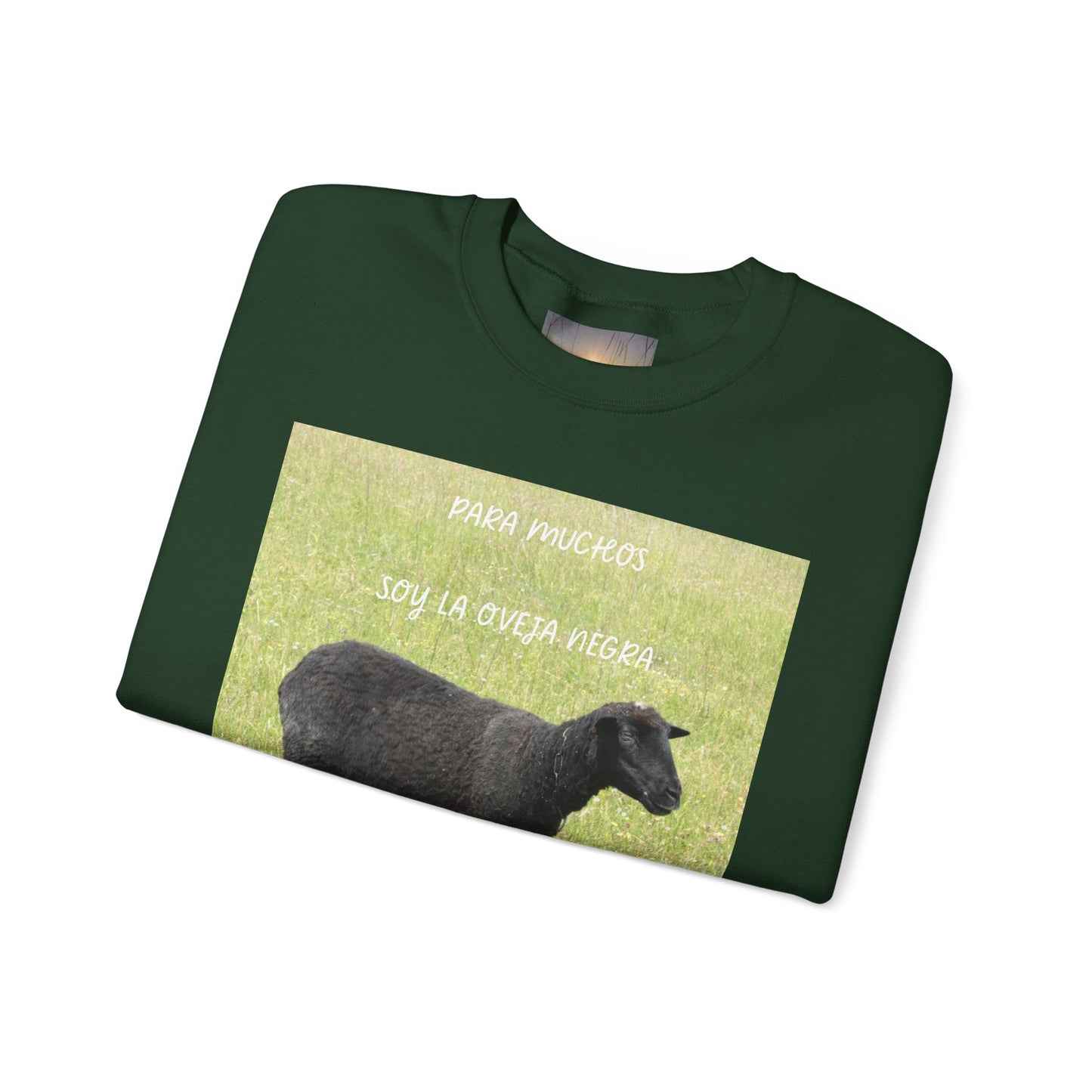 OVEJA NEGRA Crewneck Sweatshirt, Perfect Gift for Animal Lovers, Farmhouse Style, Pastoral Vibe, Ideal for Holidays
