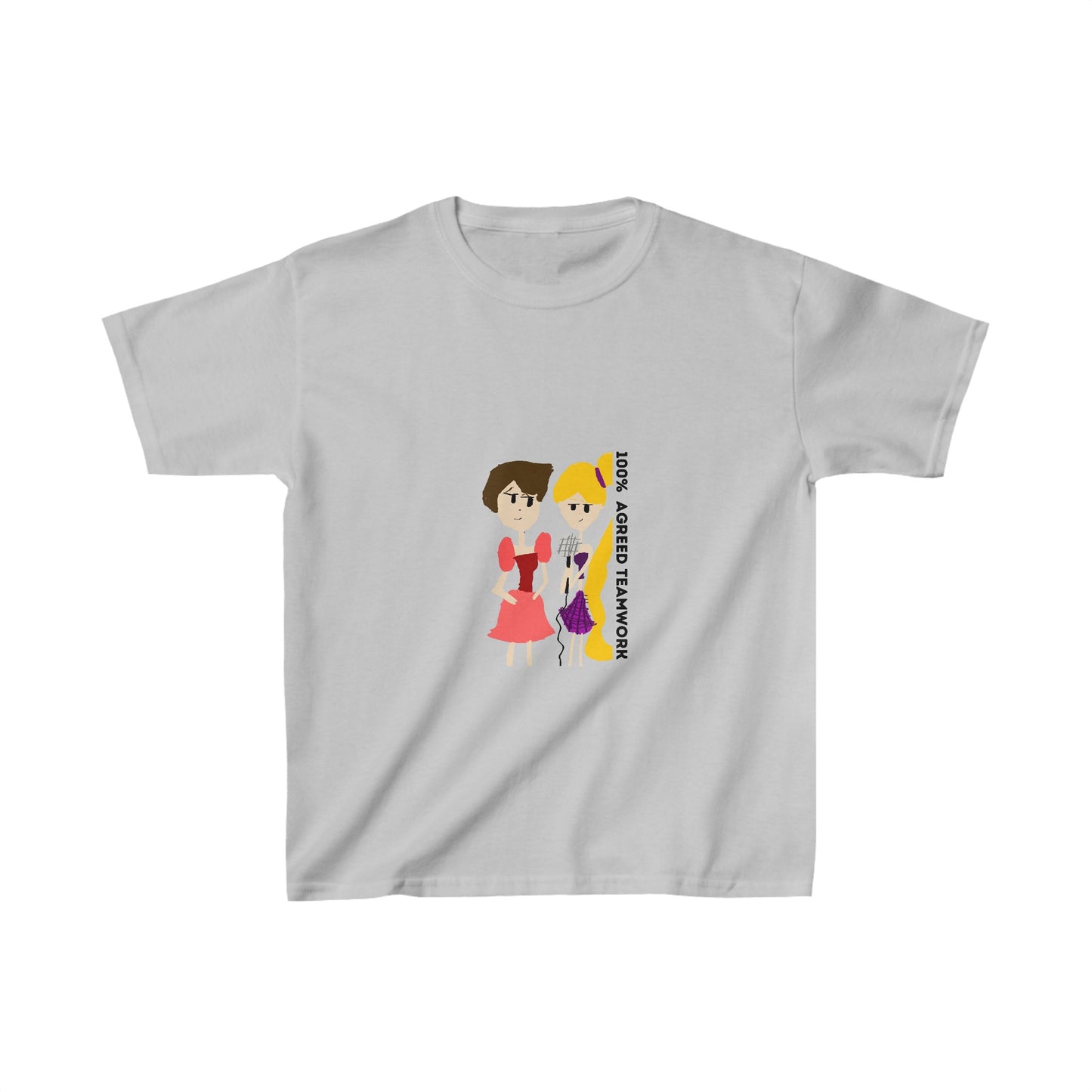 100 % AGREED TEAMWORK Kids Heavy Cotton™ Tee