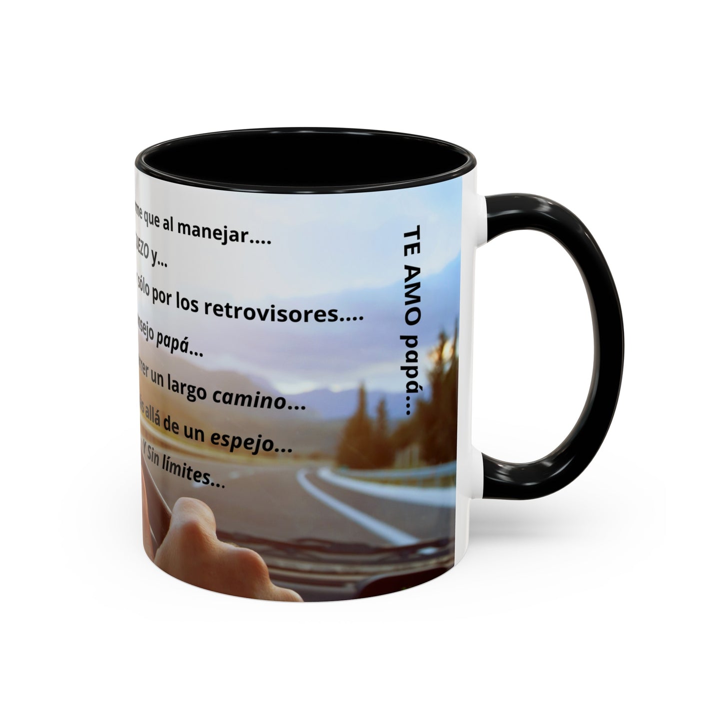 Gracias papá Accent Coffee Mug (11, 15oz)