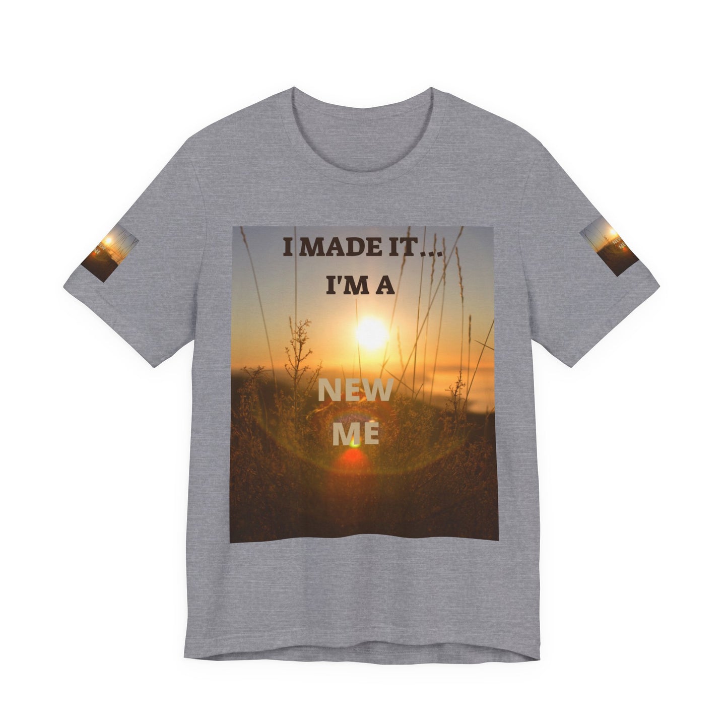 NEW ME IM Inspirational Unisex Tee | Celebrate New Beginnings, Motivational Shirt, Casual Wear, Gift for Self-Love, New Year, Personal Growth