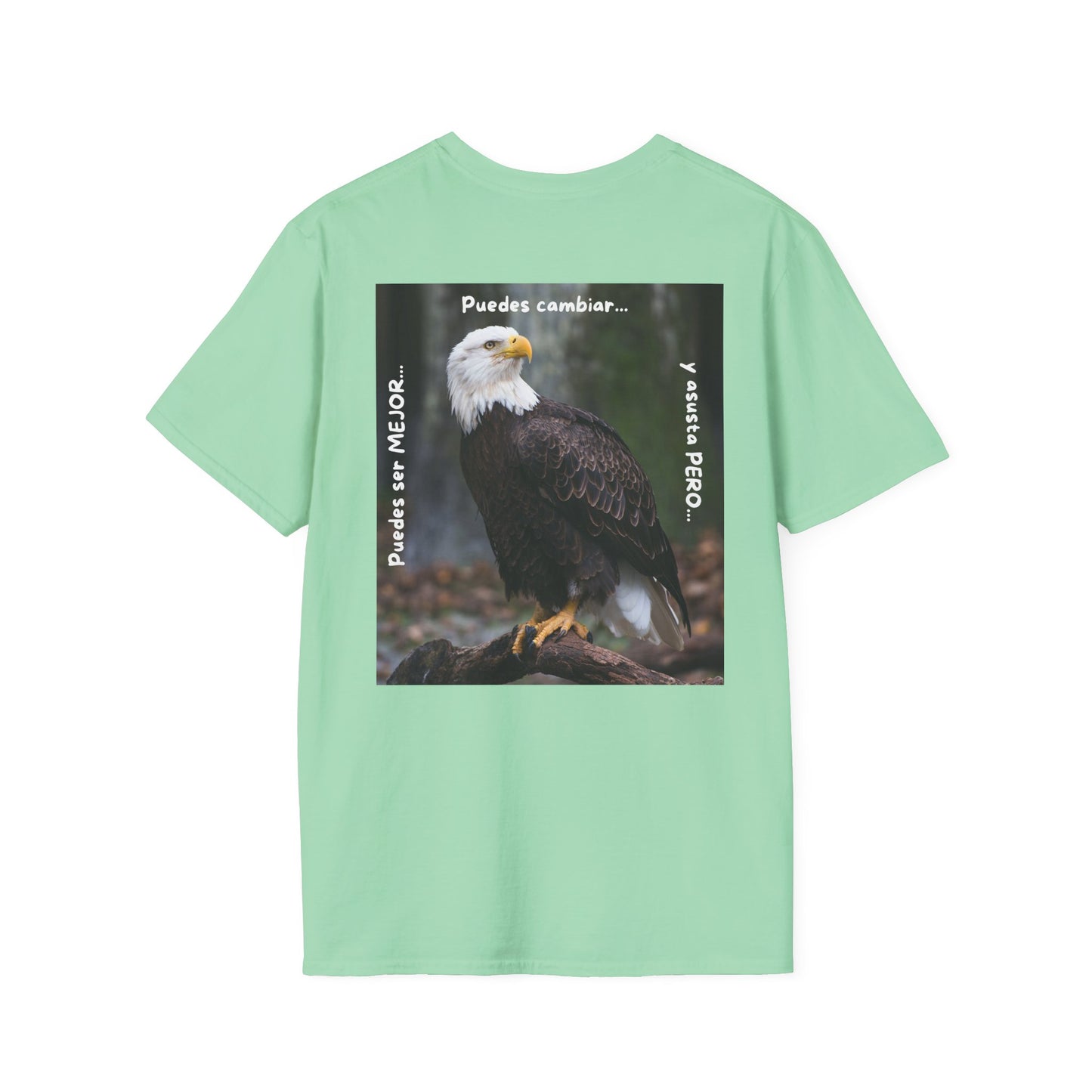 Puedes ser MEJOR Inspirational Eagle T-Shirt, Motivational Aviary Tee, Unisex Graphic Shirt, Perfect Gift for Nature Lovers