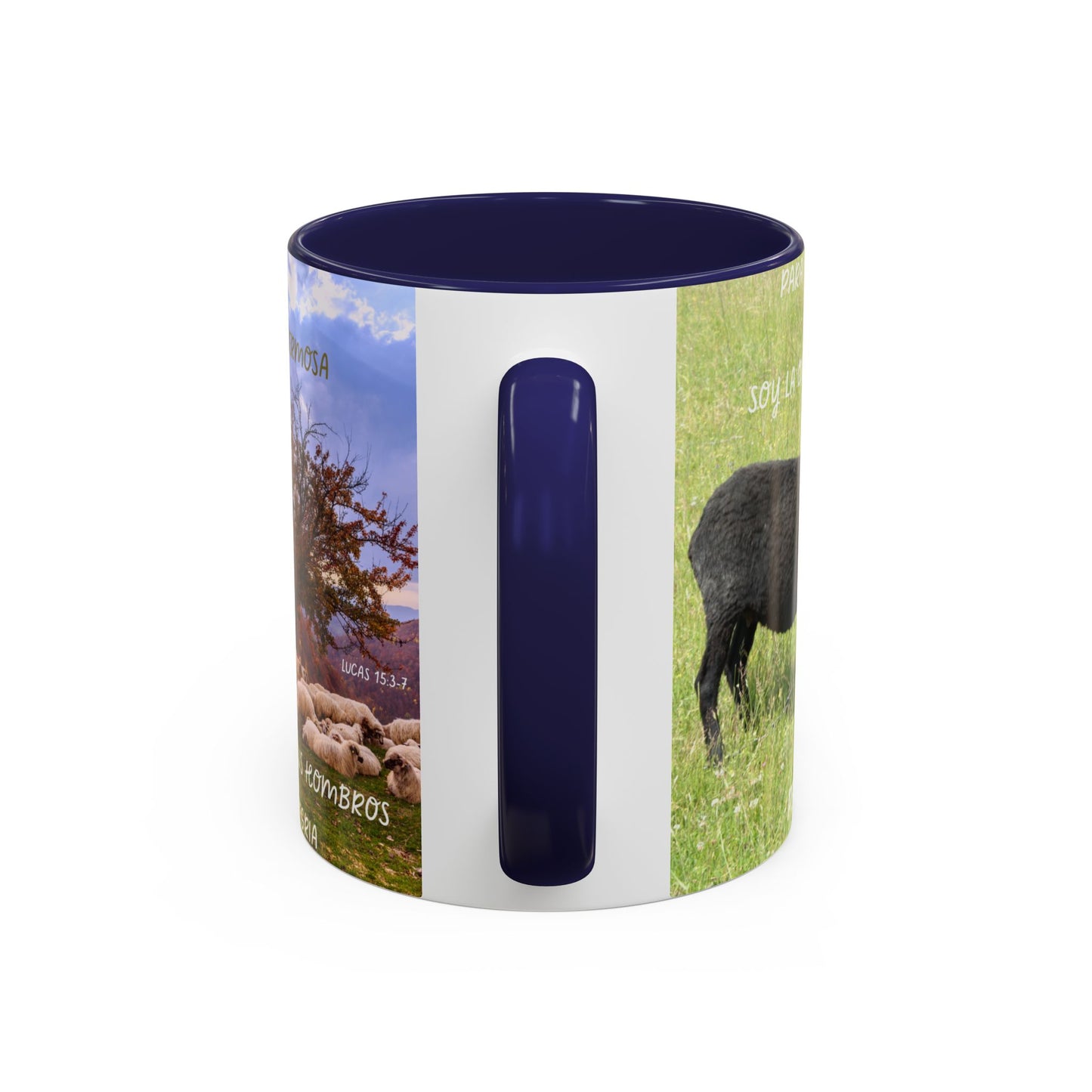 OVEJA NEGRA Personalized Accent Coffee Mug for Sheep Lovers, Custom Birthday Gift, Rustic Farmhouse Decor, Animal Mug, Unique Gift Idea