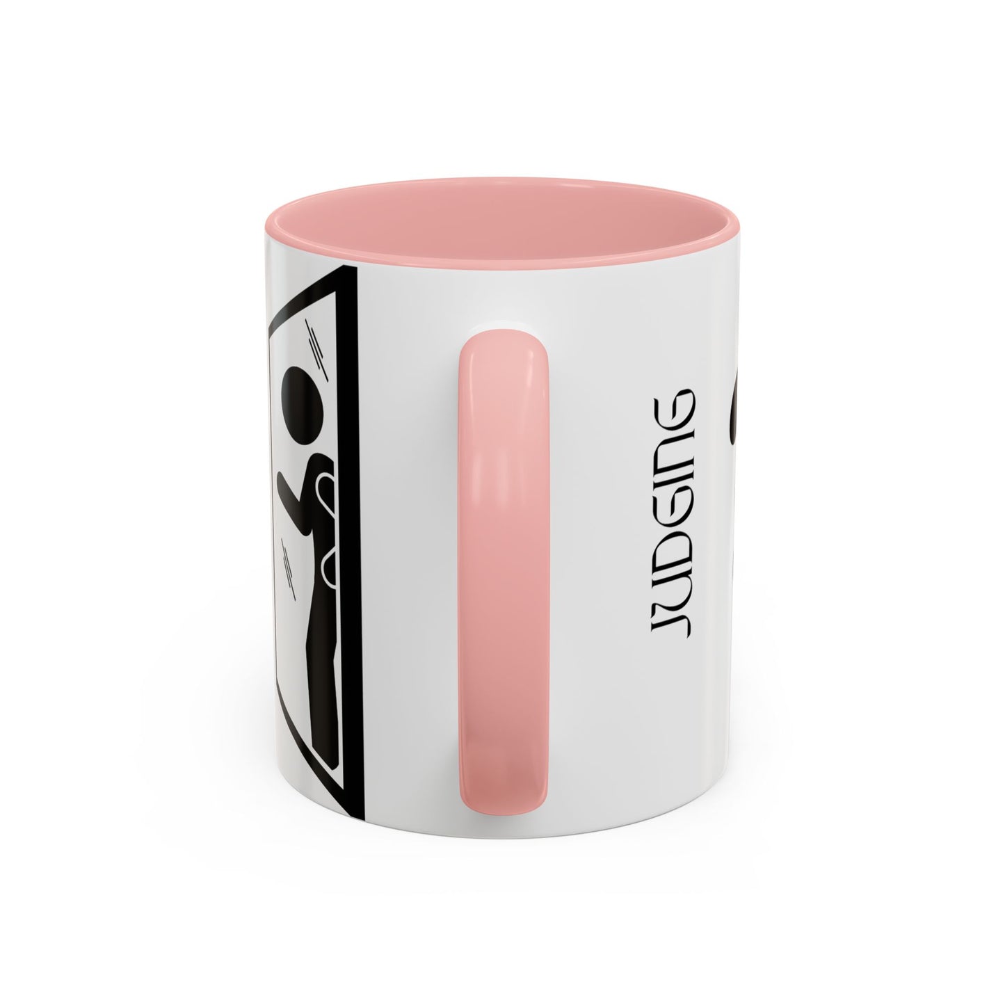Judging Coffee Mug - 11 & 15oz Ceramic Drinkware for Funny Gift, Home Decor, Office Use, Tea Lovers, Unique Present
