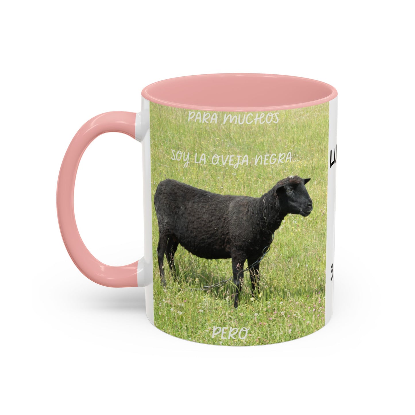 OVEJA NEGRA Personalized Accent Coffee Mug for Sheep Lovers, Custom Birthday Gift, Rustic Farmhouse Decor, Animal Mug, Unique Gift Idea