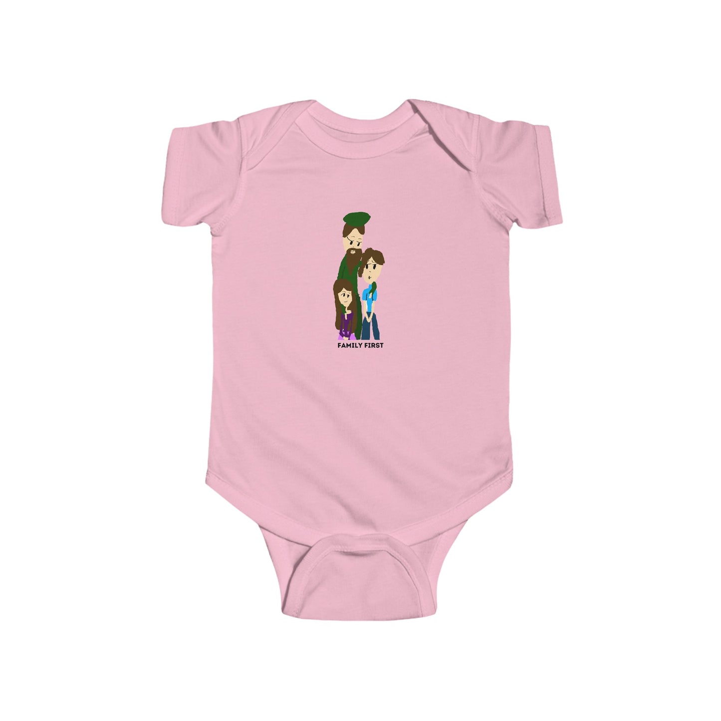 FAMILY FIRST ISAAC IDYER ARTS DESINGS Infant Fine Jersey Bodysuit