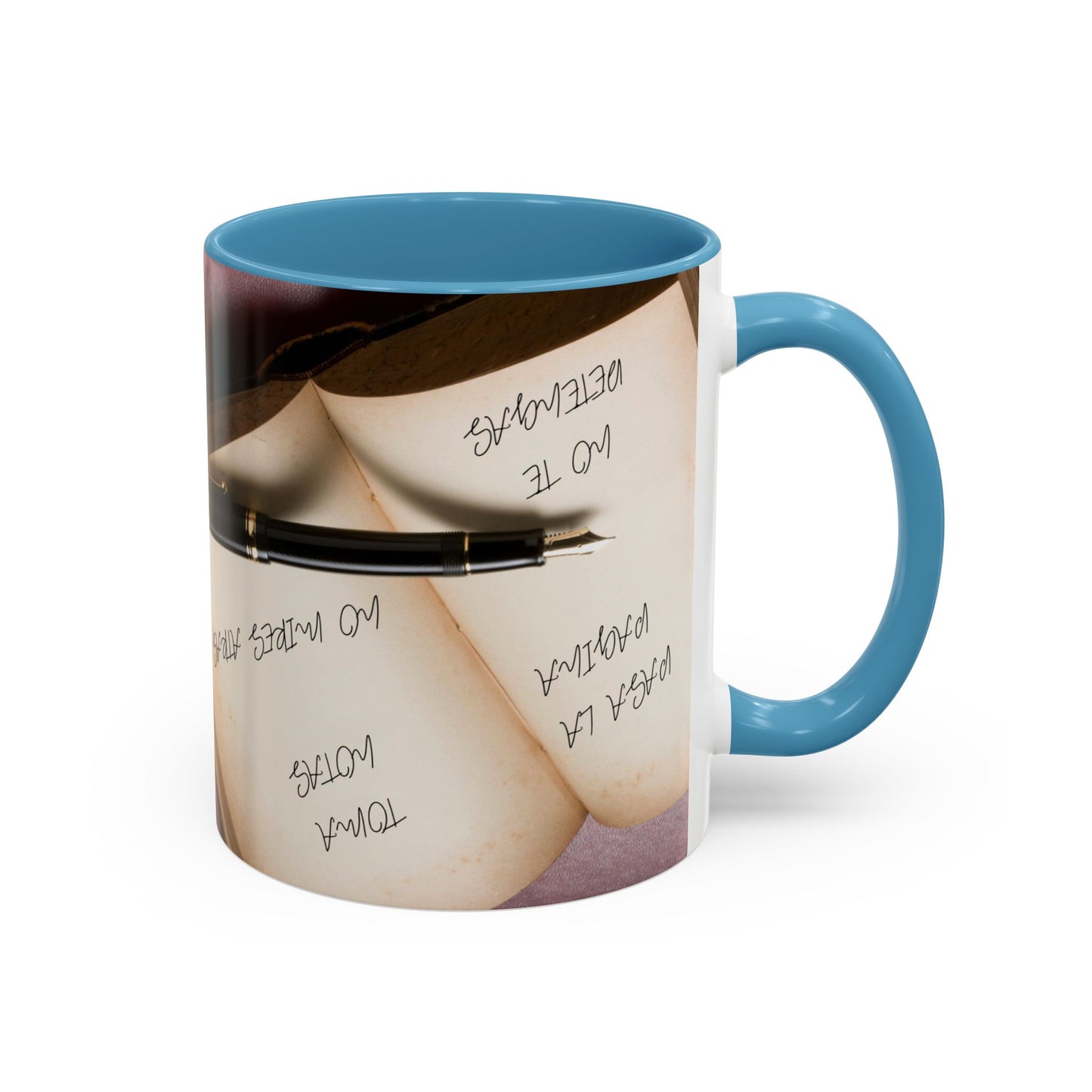 TURN THE PAGE NO TE DETENGAS Inspirational Accent Coffee Mug - Motivational Quotes, Perfect for Home or Office, Gift for Friends, Encouragement, Self-care