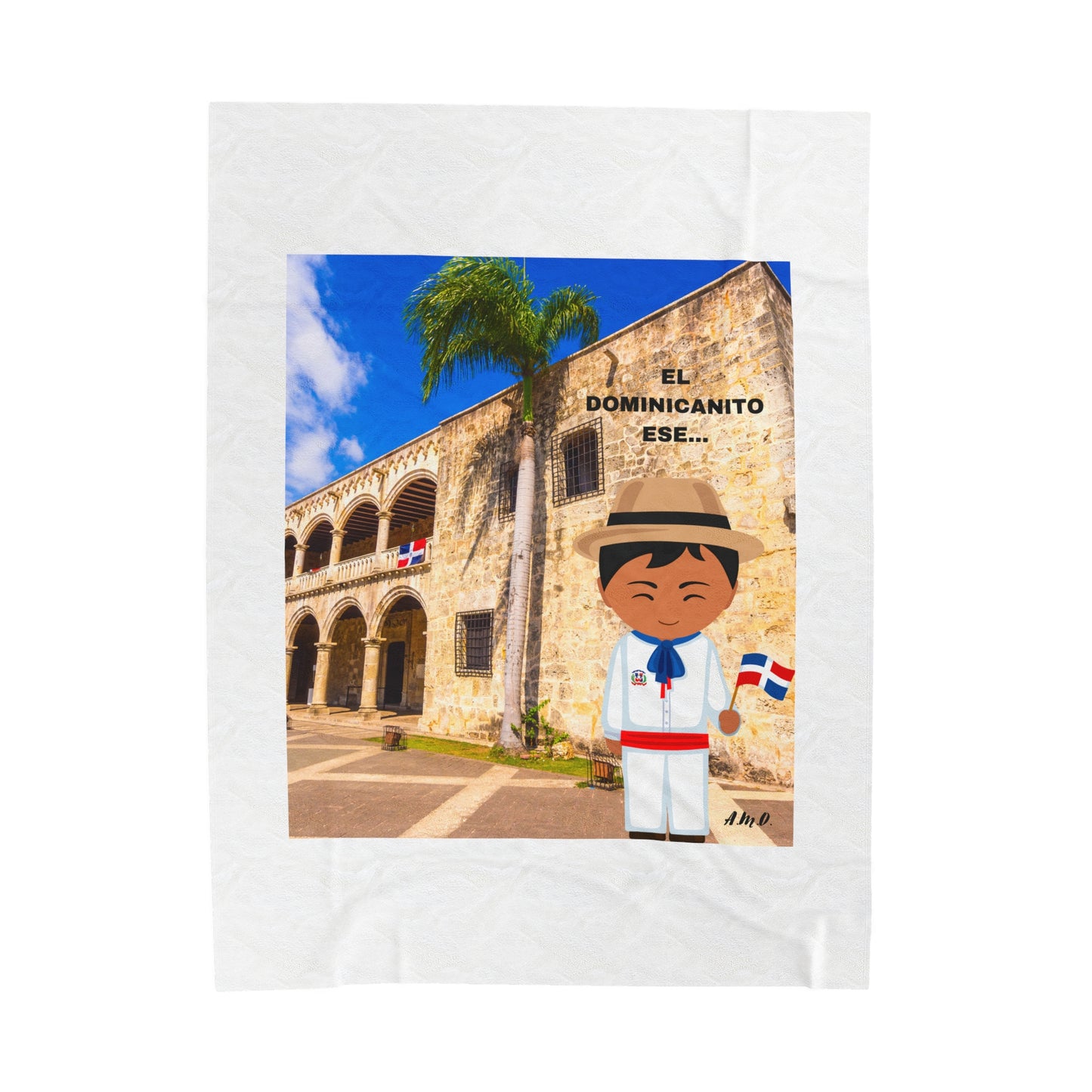 EL DOMINICANITO ESE Velveteen Plush Blanket