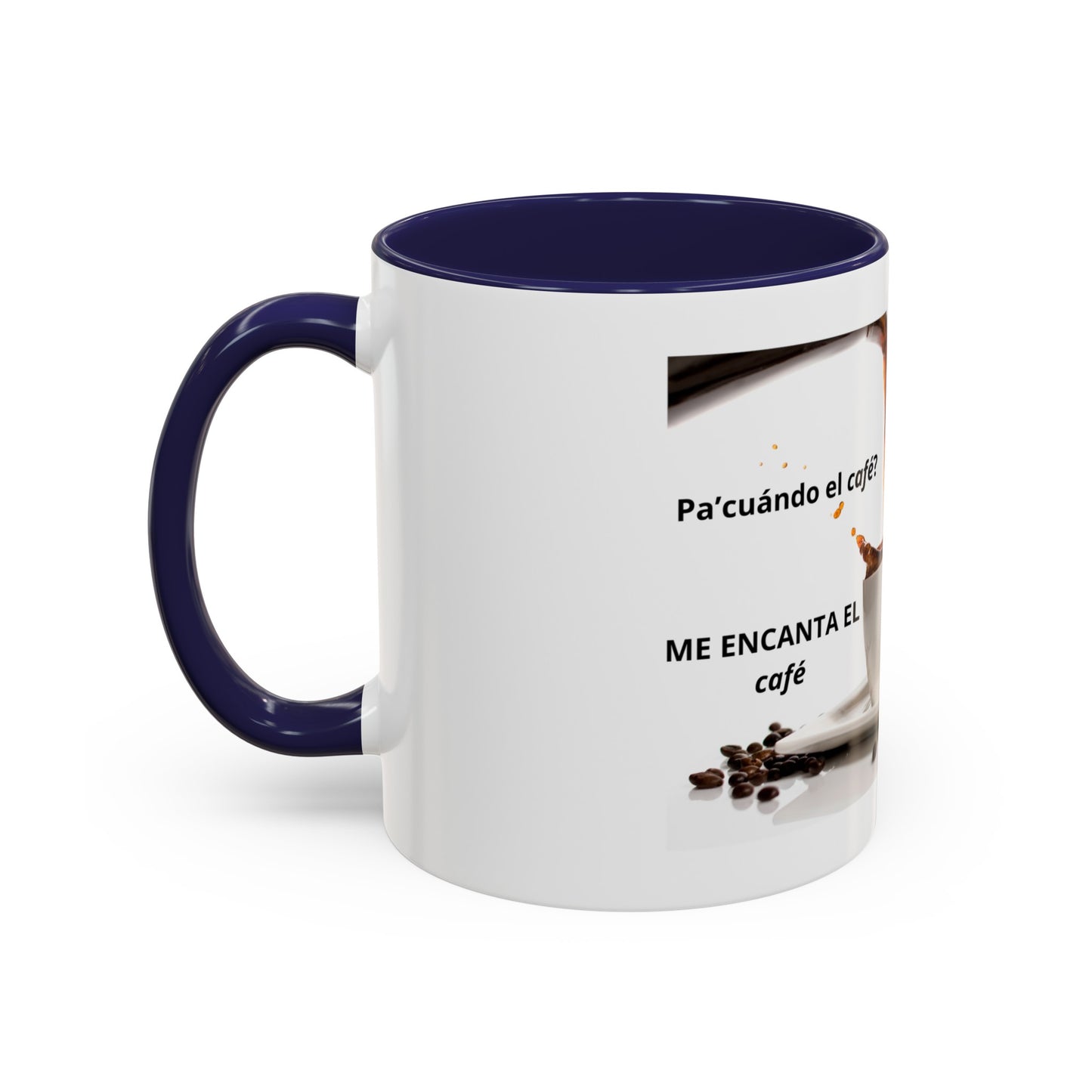 NEW ME IM AMO EL café Accent Coffee Mug (11, 15oz)