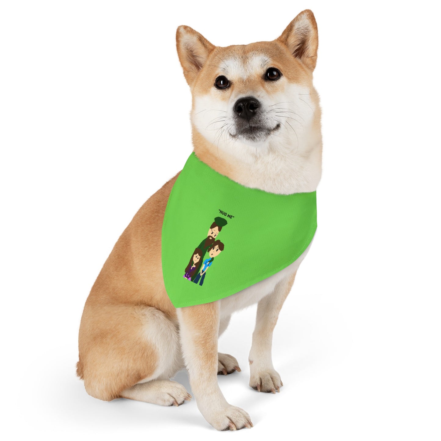 HUG ME ISAAC IDYER ARTS DESINGS Pet Bandana Collar